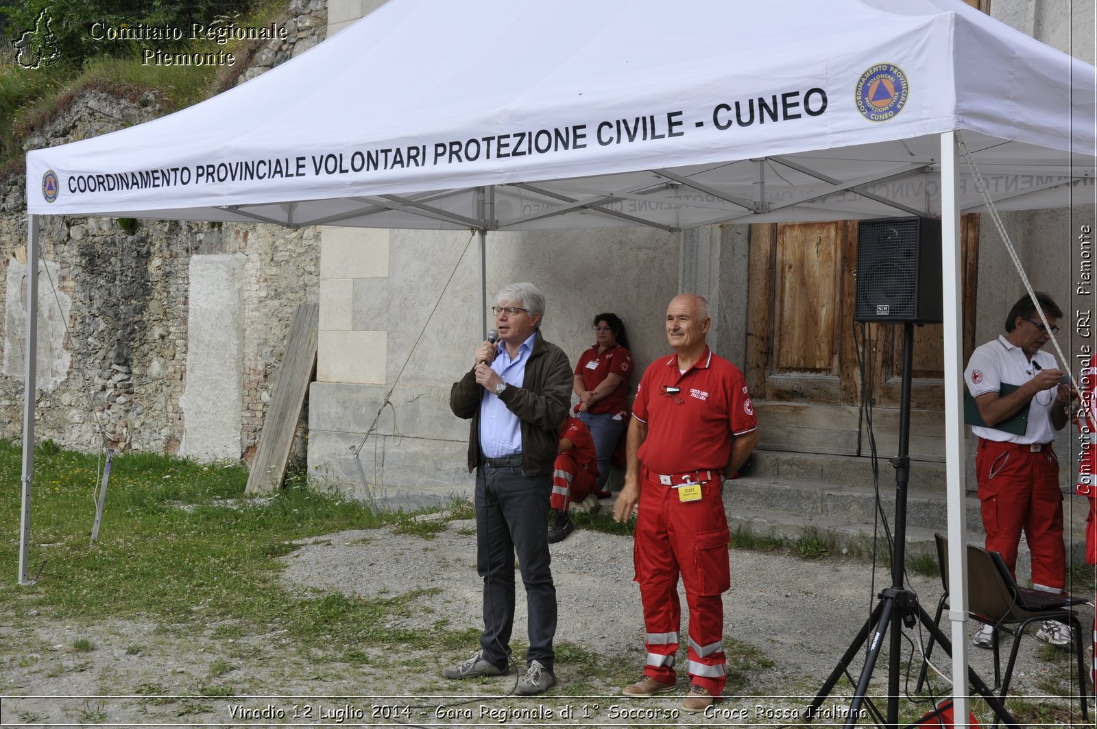 Vinadio 12 Luglio 2014 - Gara Regionale di 1 Soccorso - Croce Rossa Italiana- Comitato Regionale del Piemonte