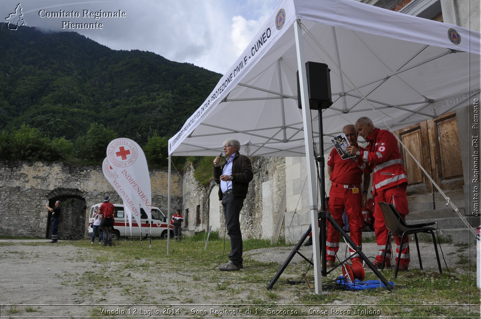 Vinadio 12 Luglio 2014 - Gara Regionale di 1 Soccorso - Croce Rossa Italiana- Comitato Regionale del Piemonte