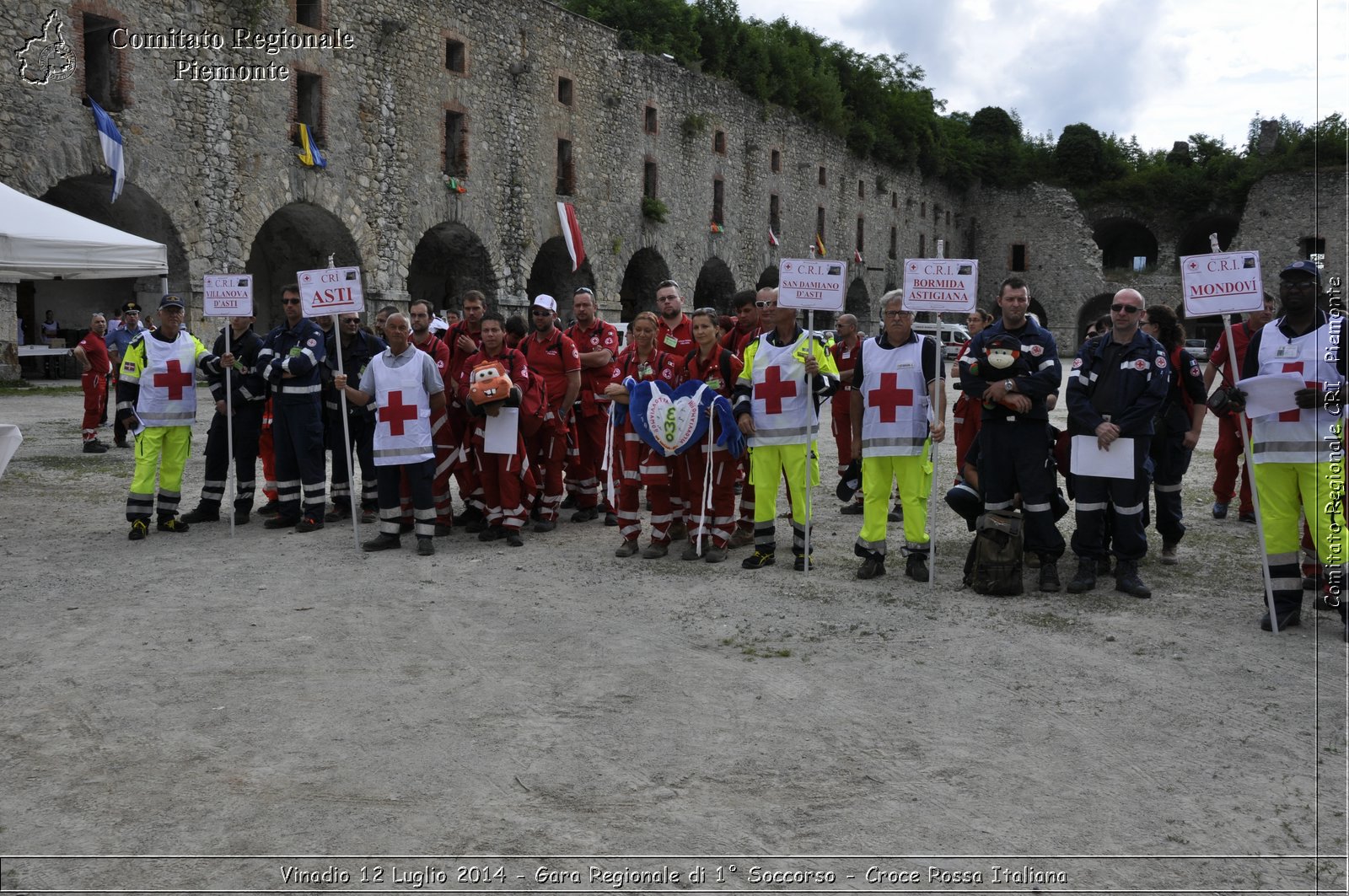 Vinadio 12 Luglio 2014 - Gara Regionale di 1 Soccorso - Croce Rossa Italiana- Comitato Regionale del Piemonte