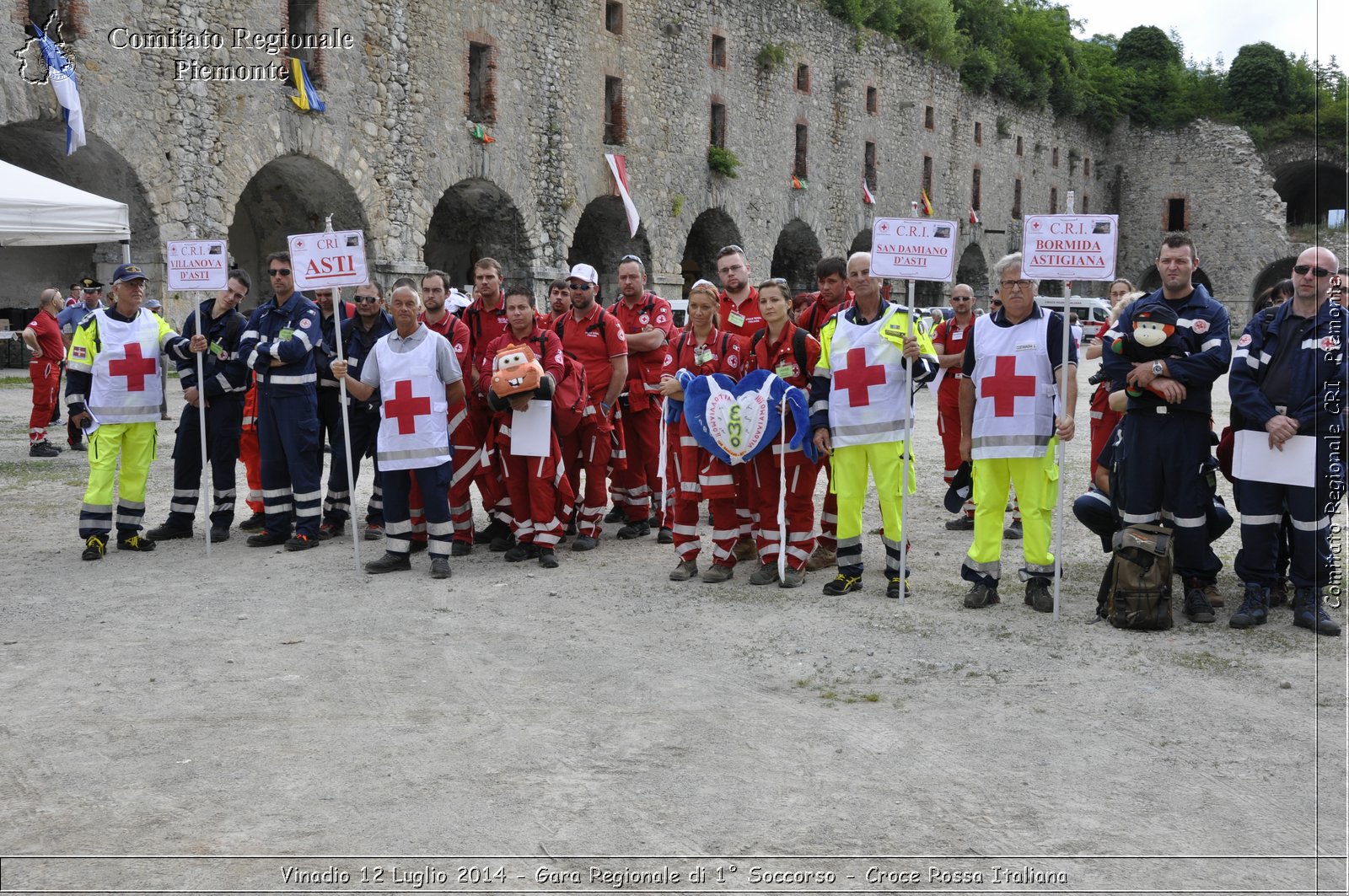 Vinadio 12 Luglio 2014 - Gara Regionale di 1 Soccorso - Croce Rossa Italiana- Comitato Regionale del Piemonte