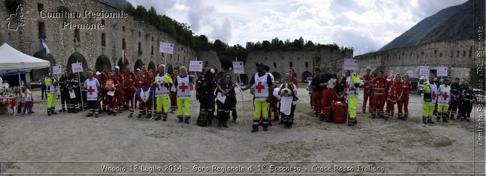 Vinadio 12 Luglio 2014 - Gara Regionale di 1 Soccorso - Croce Rossa Italiana- Comitato Regionale del Piemonte