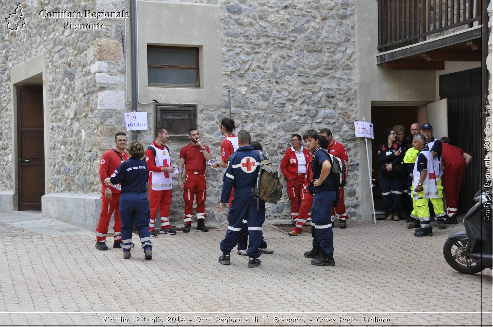 Vinadio 12 Luglio 2014 - Gara Regionale di 1 Soccorso - Croce Rossa Italiana- Comitato Regionale del Piemonte