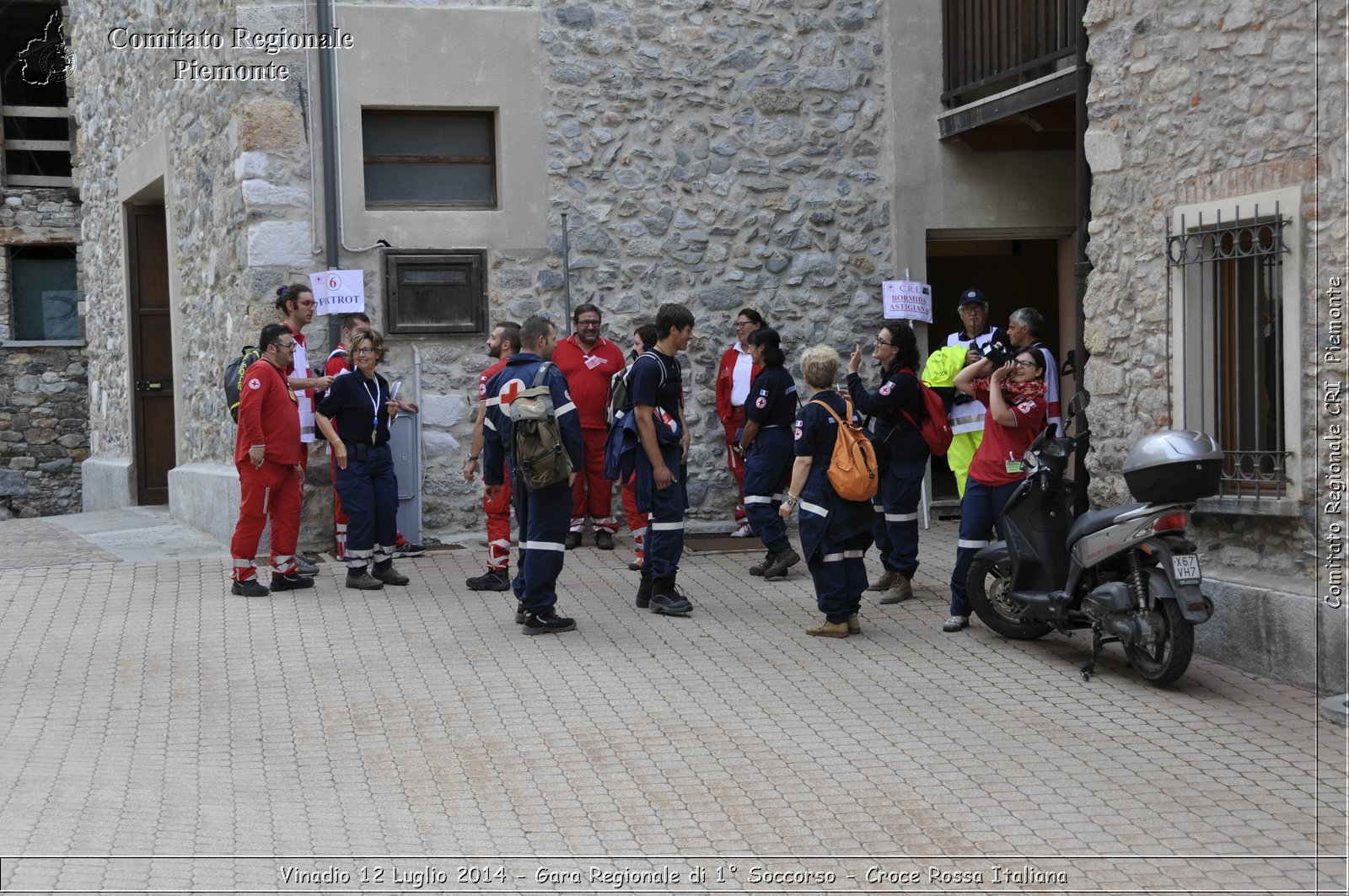 Vinadio 12 Luglio 2014 - Gara Regionale di 1 Soccorso - Croce Rossa Italiana- Comitato Regionale del Piemonte