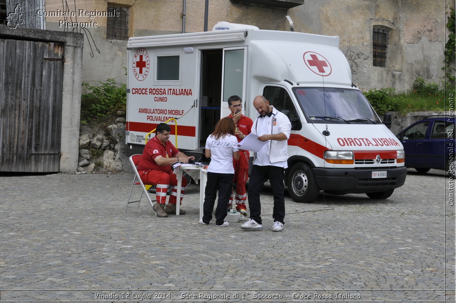 Vinadio 12 Luglio 2014 - Gara Regionale di 1 Soccorso - Croce Rossa Italiana- Comitato Regionale del Piemonte