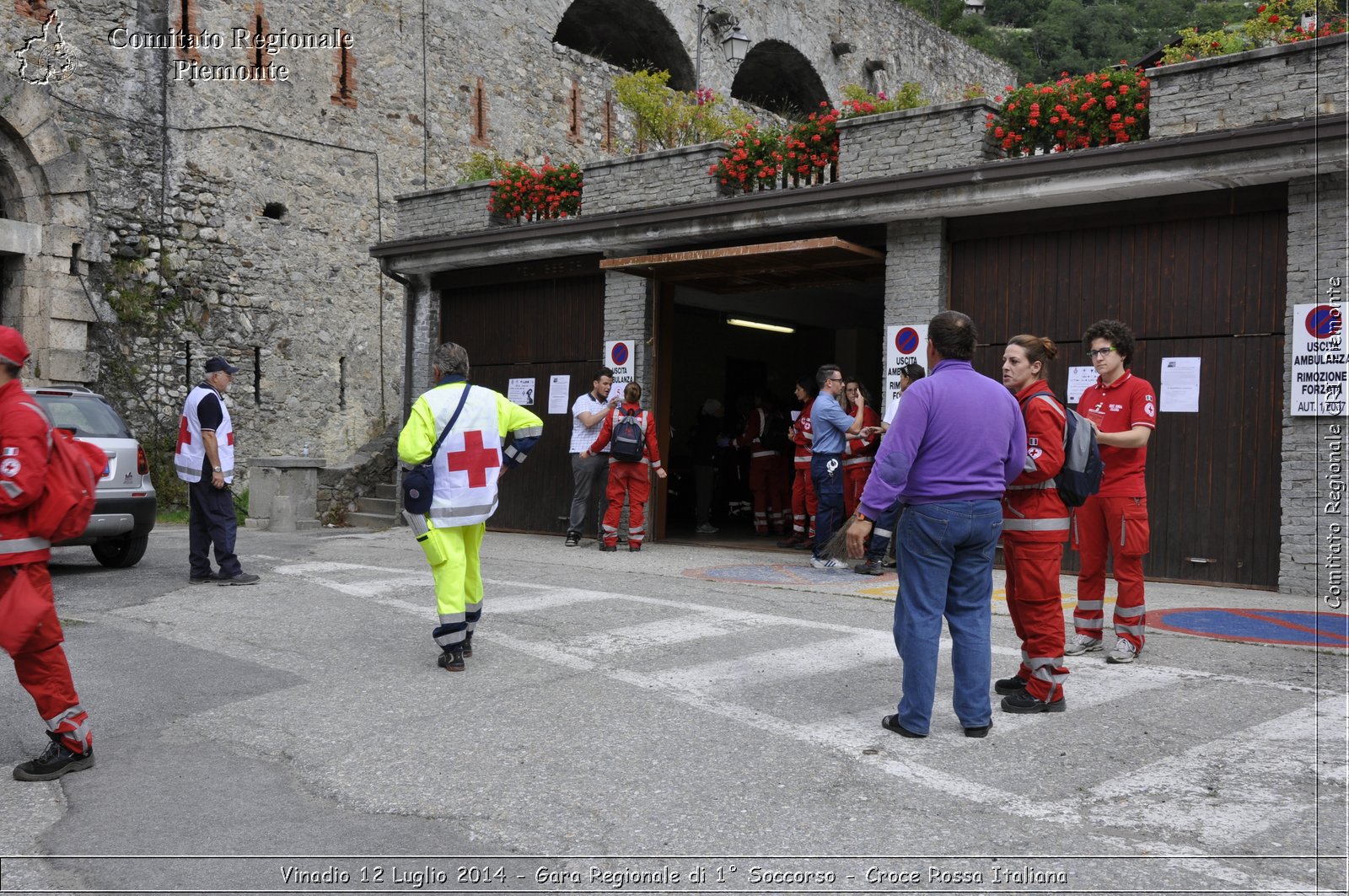 Vinadio 12 Luglio 2014 - Gara Regionale di 1 Soccorso - Croce Rossa Italiana- Comitato Regionale del Piemonte