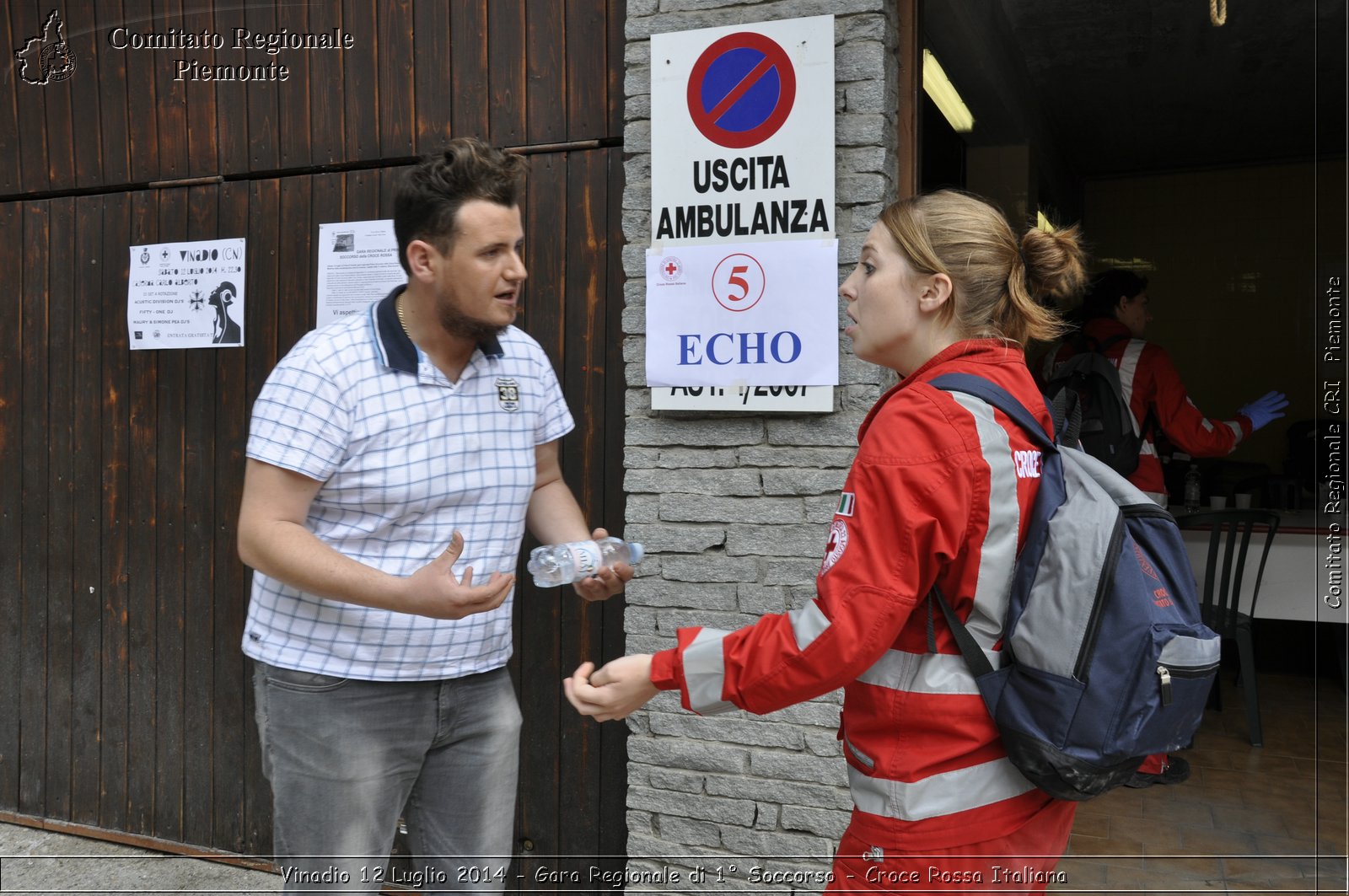 Vinadio 12 Luglio 2014 - Gara Regionale di 1 Soccorso - Croce Rossa Italiana- Comitato Regionale del Piemonte