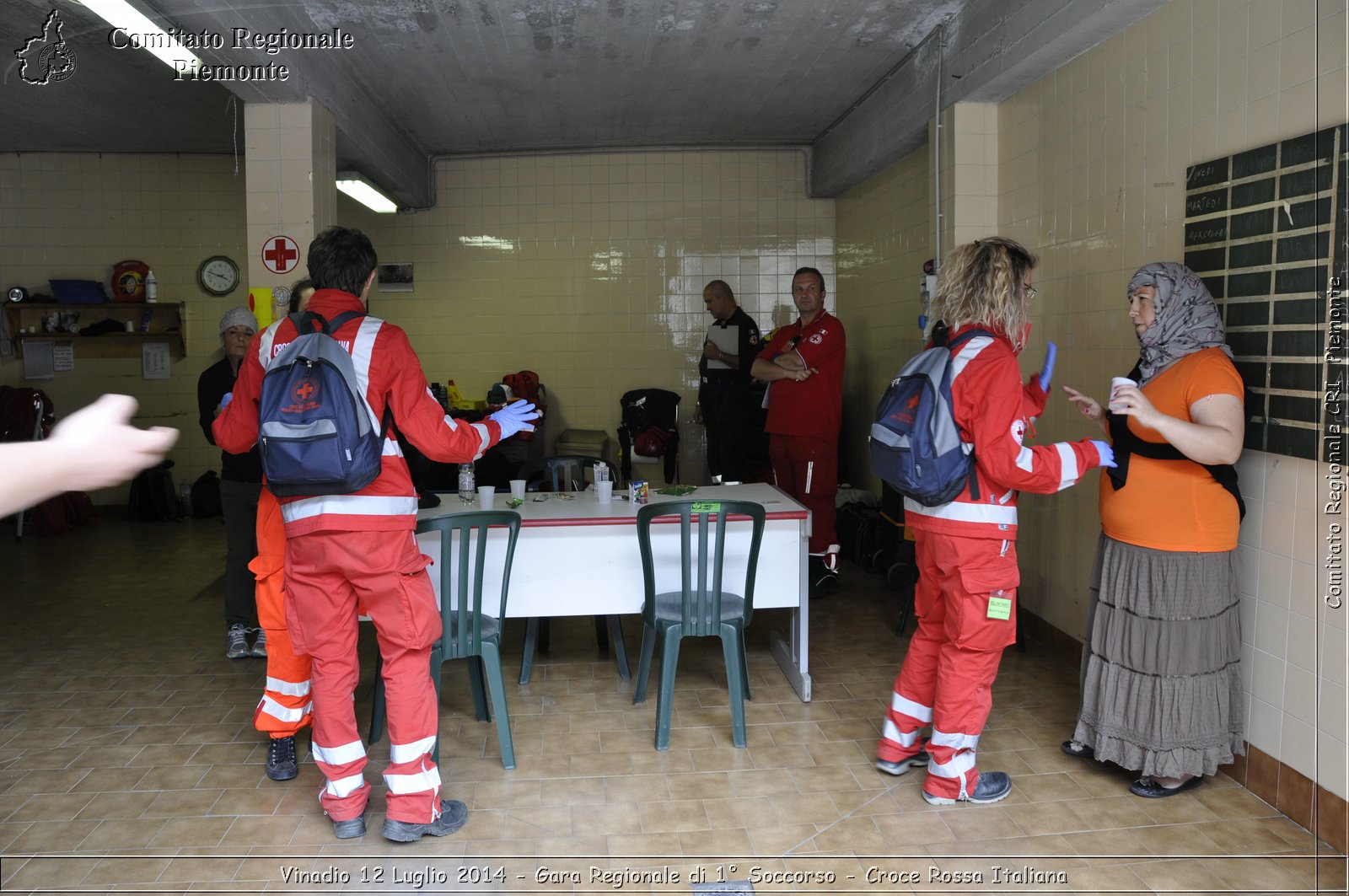 Vinadio 12 Luglio 2014 - Gara Regionale di 1 Soccorso - Croce Rossa Italiana- Comitato Regionale del Piemonte