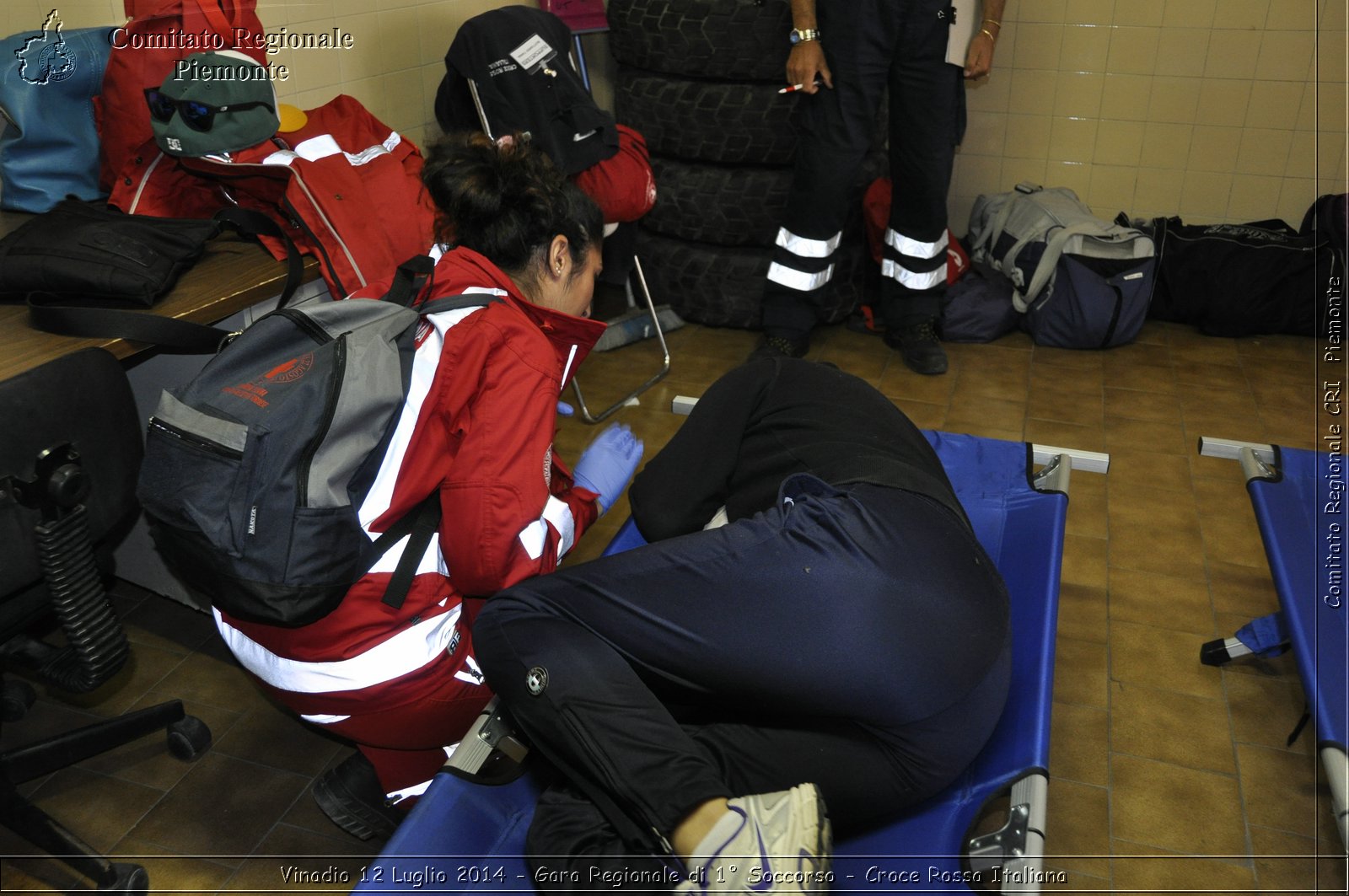 Vinadio 12 Luglio 2014 - Gara Regionale di 1 Soccorso - Croce Rossa Italiana- Comitato Regionale del Piemonte