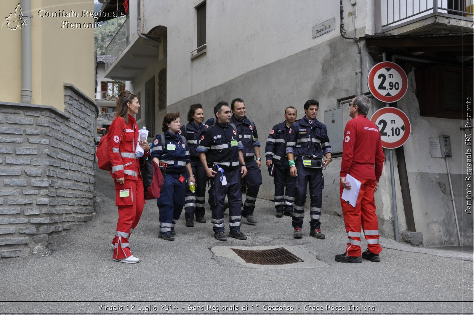 Vinadio 12 Luglio 2014 - Gara Regionale di 1 Soccorso - Croce Rossa Italiana- Comitato Regionale del Piemonte