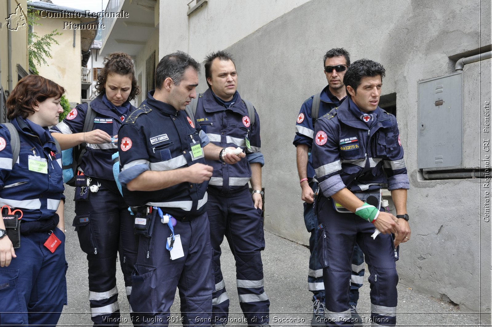 Vinadio 12 Luglio 2014 - Gara Regionale di 1 Soccorso - Croce Rossa Italiana- Comitato Regionale del Piemonte