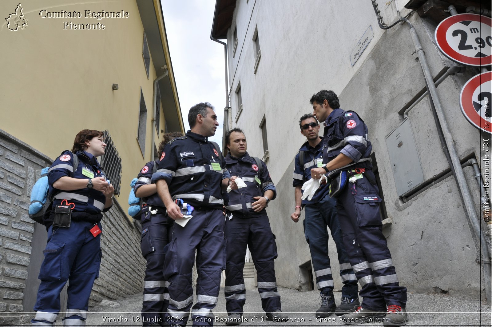 Vinadio 12 Luglio 2014 - Gara Regionale di 1 Soccorso - Croce Rossa Italiana- Comitato Regionale del Piemonte