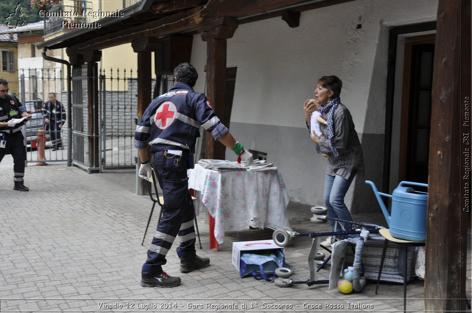 Vinadio 12 Luglio 2014 - Gara Regionale di 1 Soccorso - Croce Rossa Italiana- Comitato Regionale del Piemonte