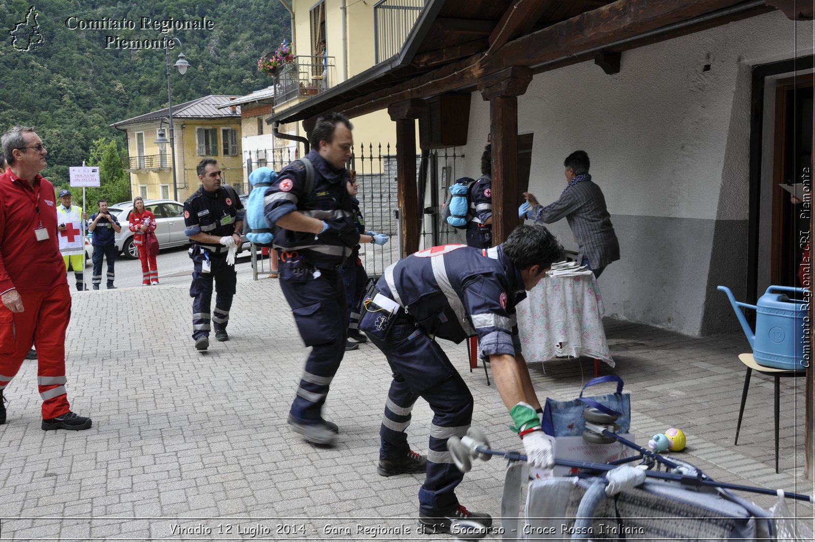 Vinadio 12 Luglio 2014 - Gara Regionale di 1 Soccorso - Croce Rossa Italiana- Comitato Regionale del Piemonte