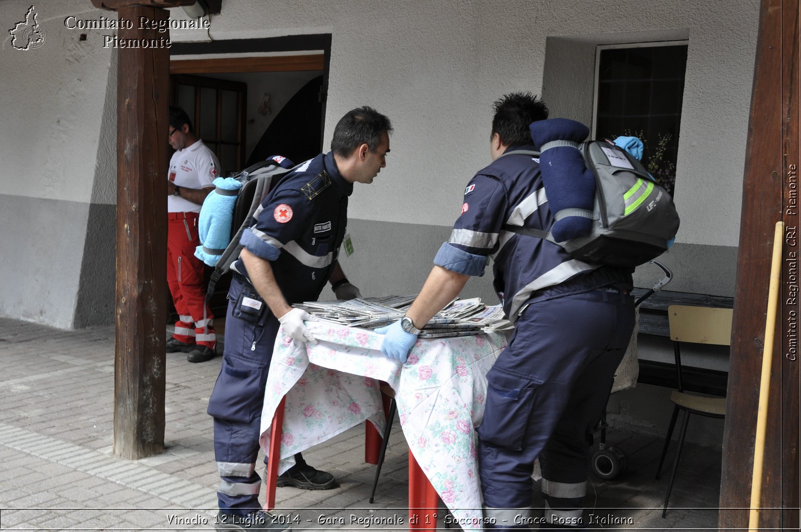 Vinadio 12 Luglio 2014 - Gara Regionale di 1 Soccorso - Croce Rossa Italiana- Comitato Regionale del Piemonte