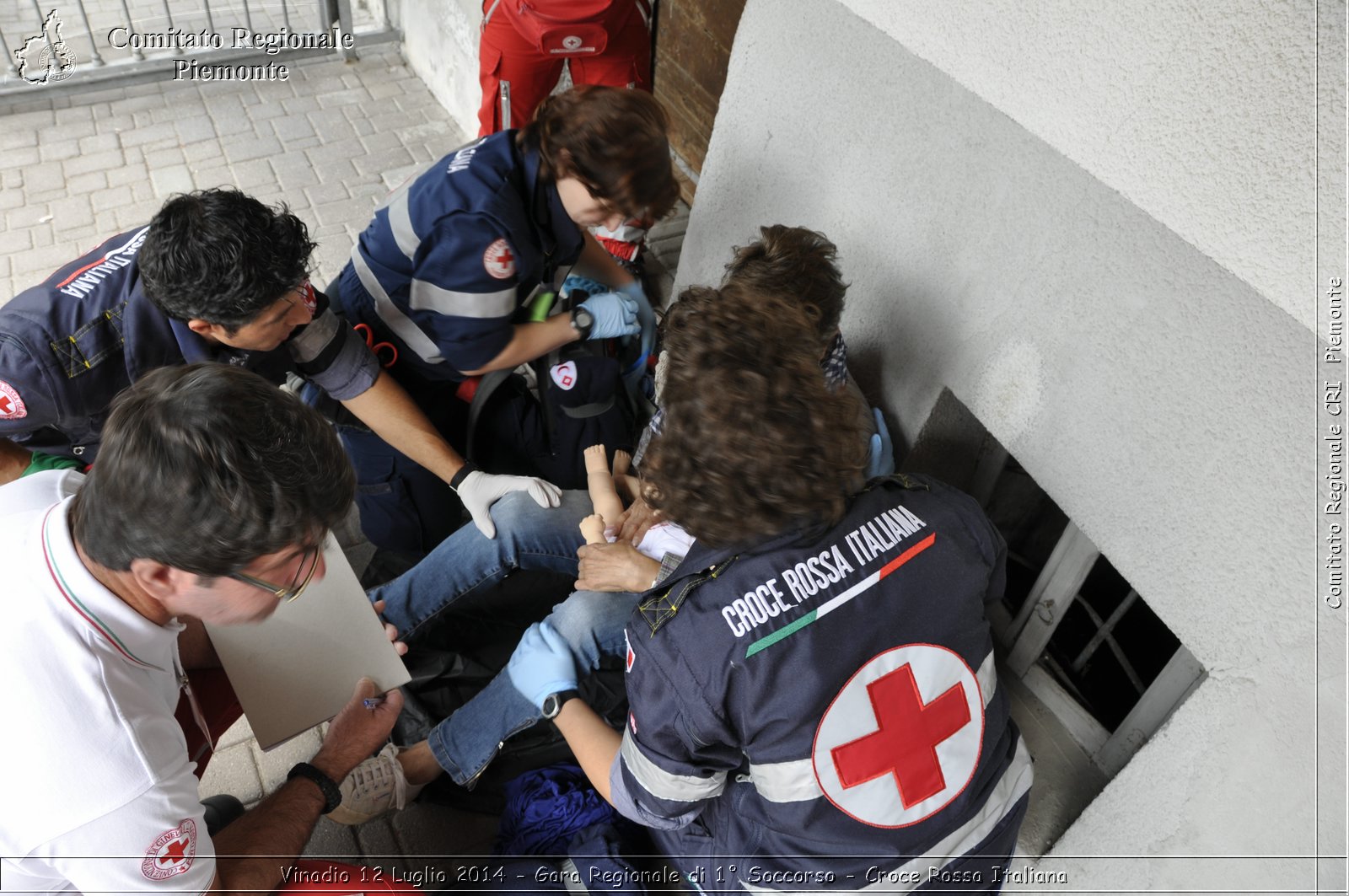 Vinadio 12 Luglio 2014 - Gara Regionale di 1 Soccorso - Croce Rossa Italiana- Comitato Regionale del Piemonte