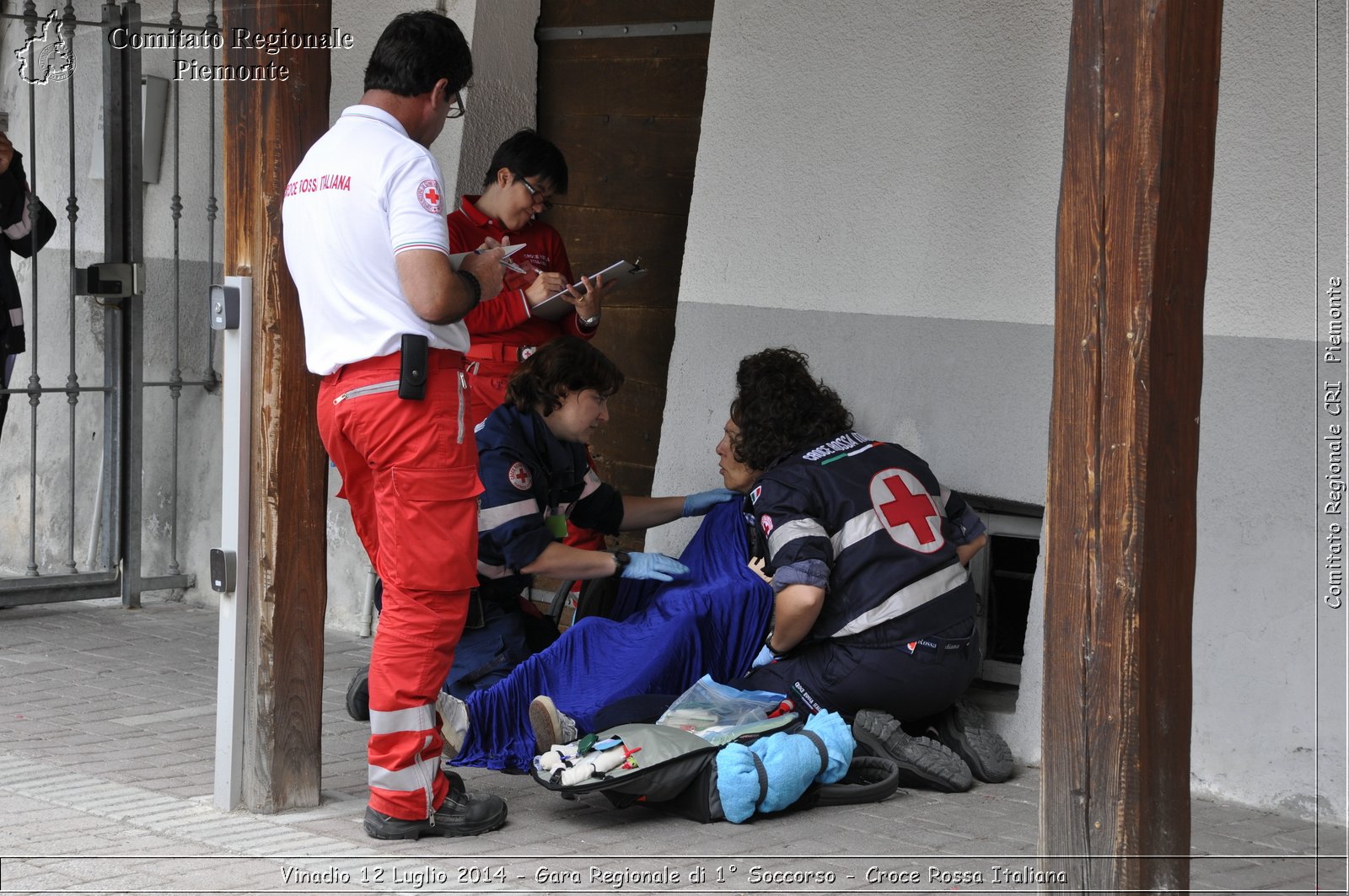 Vinadio 12 Luglio 2014 - Gara Regionale di 1 Soccorso - Croce Rossa Italiana- Comitato Regionale del Piemonte