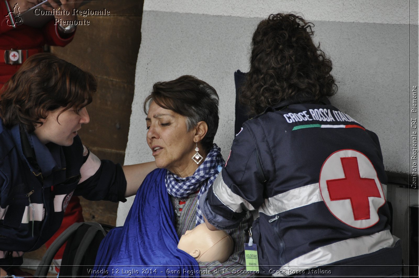 Vinadio 12 Luglio 2014 - Gara Regionale di 1 Soccorso - Croce Rossa Italiana- Comitato Regionale del Piemonte