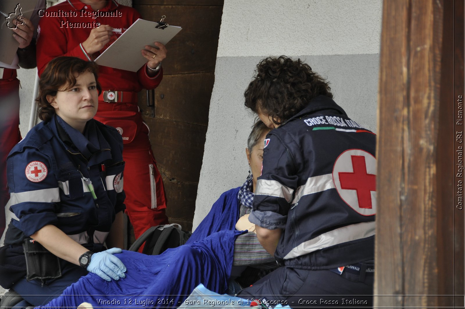 Vinadio 12 Luglio 2014 - Gara Regionale di 1 Soccorso - Croce Rossa Italiana- Comitato Regionale del Piemonte