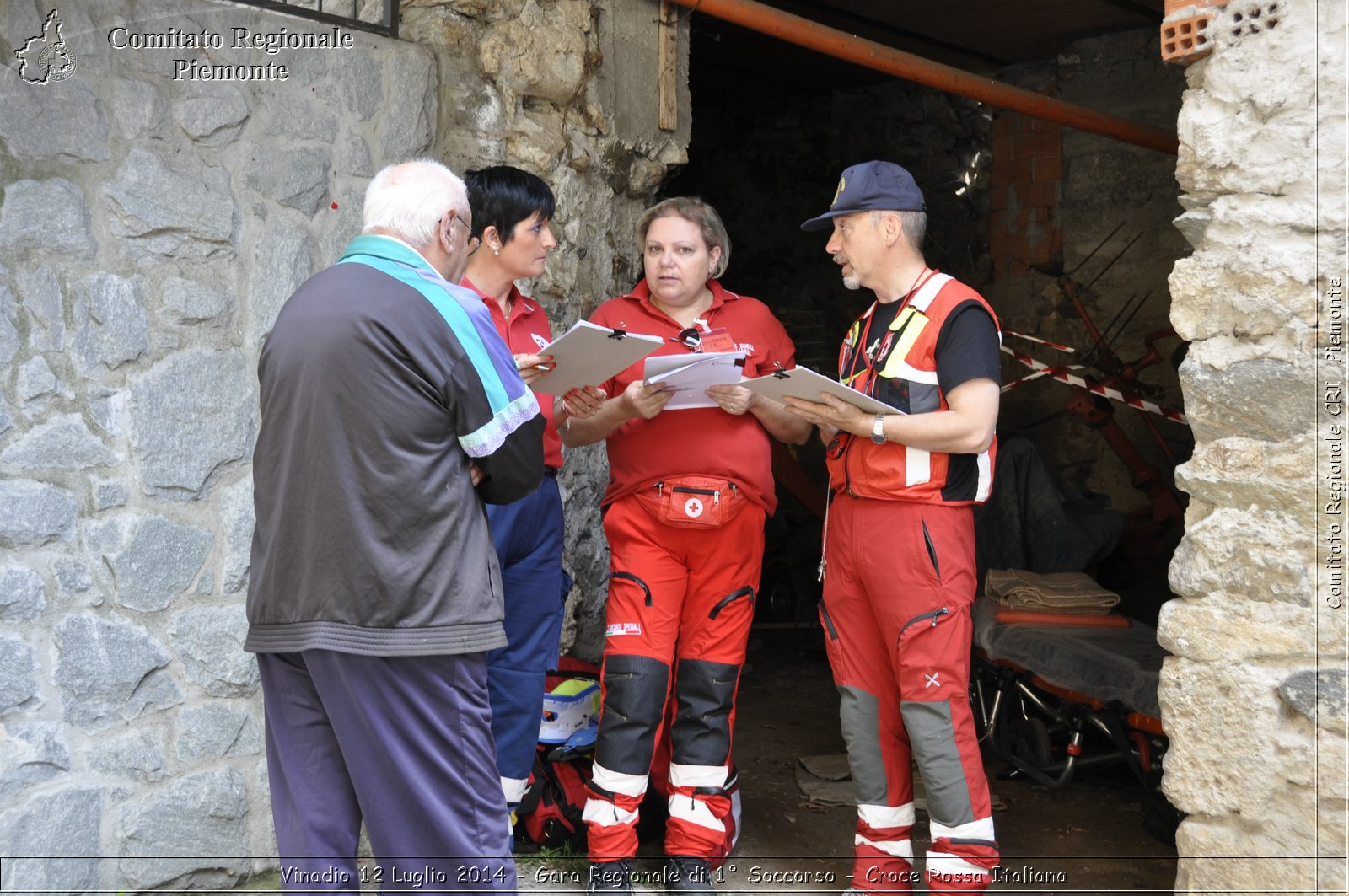 Vinadio 12 Luglio 2014 - Gara Regionale di 1 Soccorso - Croce Rossa Italiana- Comitato Regionale del Piemonte