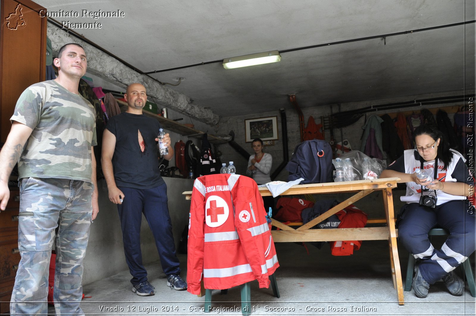 Vinadio 12 Luglio 2014 - Gara Regionale di 1 Soccorso - Croce Rossa Italiana- Comitato Regionale del Piemonte