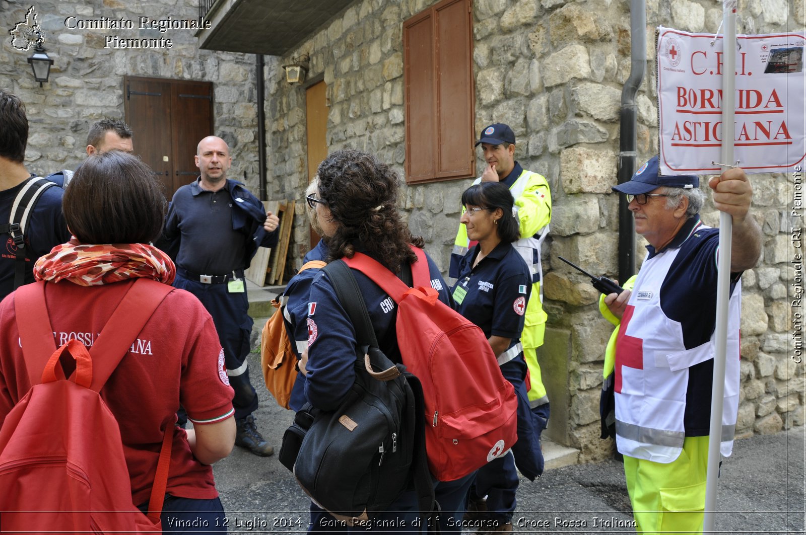 Vinadio 12 Luglio 2014 - Gara Regionale di 1 Soccorso - Croce Rossa Italiana- Comitato Regionale del Piemonte