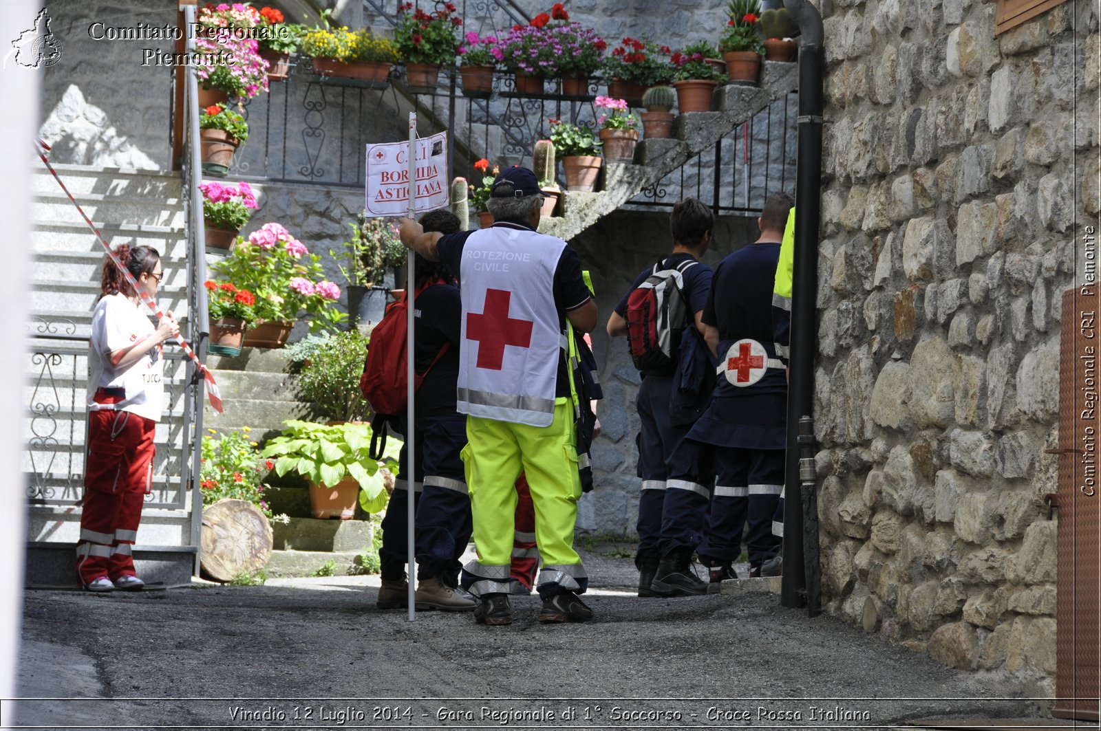 Vinadio 12 Luglio 2014 - Gara Regionale di 1 Soccorso - Croce Rossa Italiana- Comitato Regionale del Piemonte