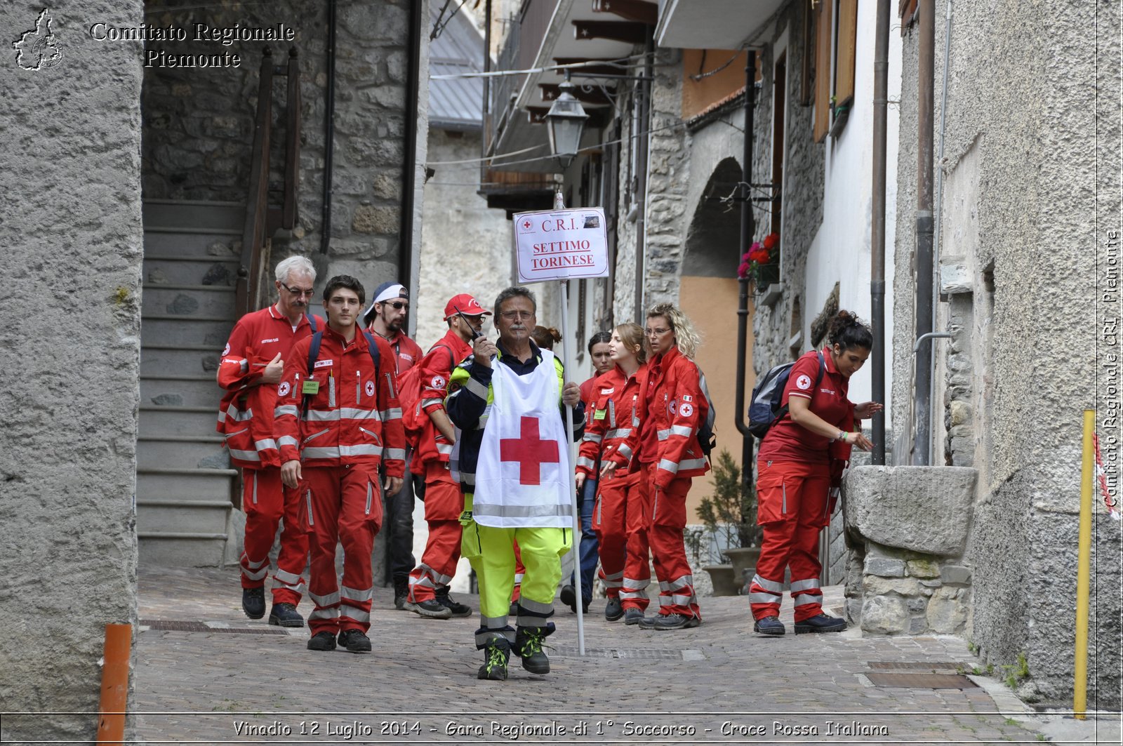 Vinadio 12 Luglio 2014 - Gara Regionale di 1 Soccorso - Croce Rossa Italiana- Comitato Regionale del Piemonte