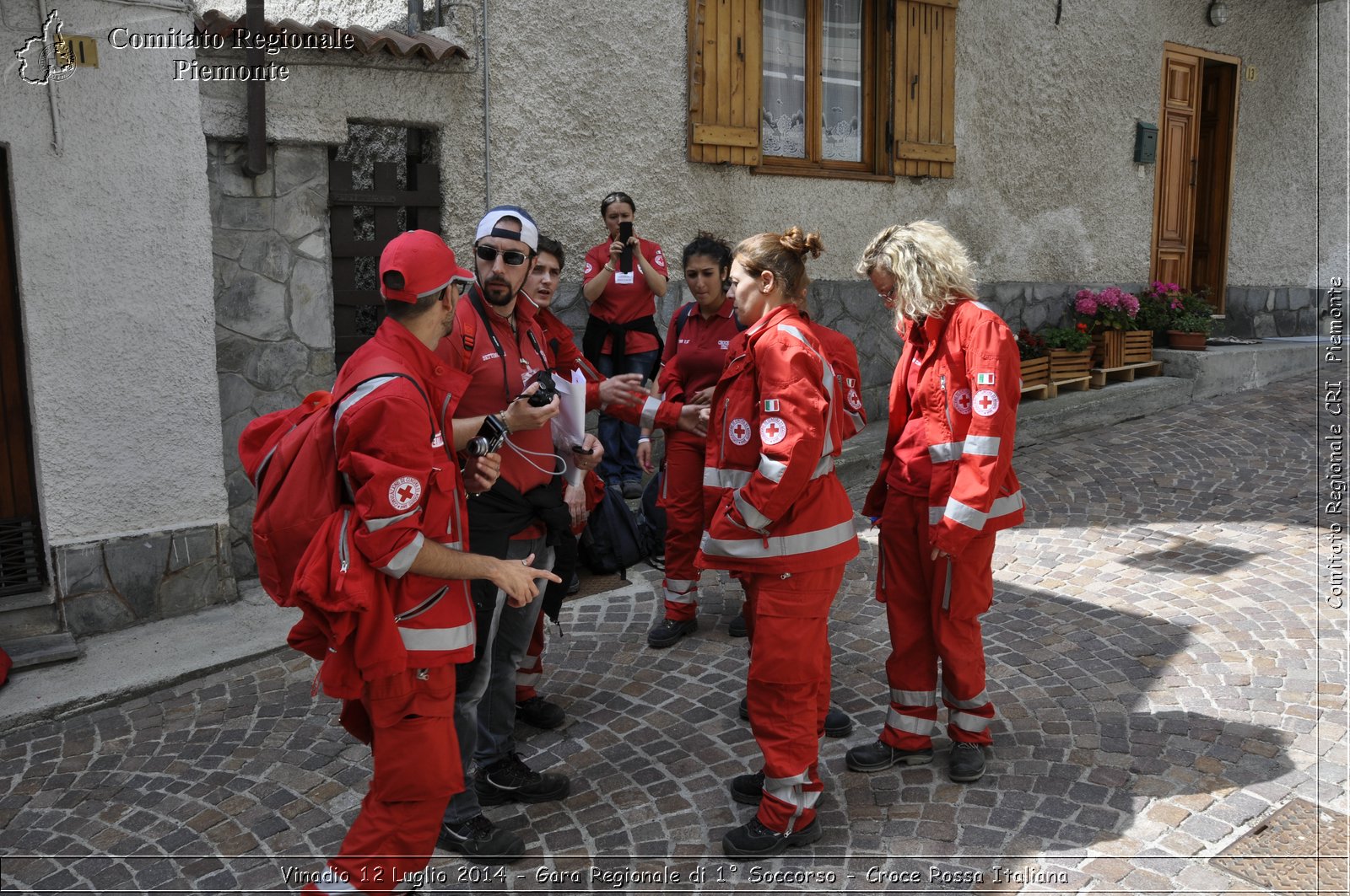 Vinadio 12 Luglio 2014 - Gara Regionale di 1 Soccorso - Croce Rossa Italiana- Comitato Regionale del Piemonte