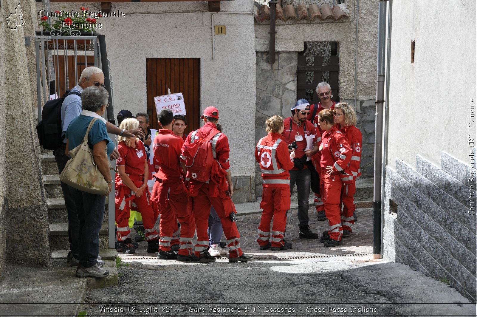 Vinadio 12 Luglio 2014 - Gara Regionale di 1 Soccorso - Croce Rossa Italiana- Comitato Regionale del Piemonte