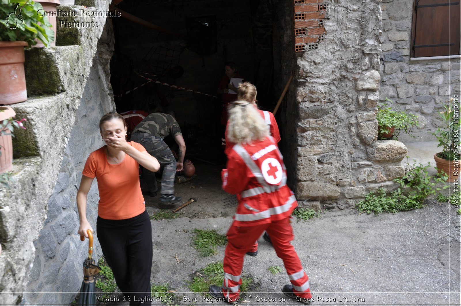 Vinadio 12 Luglio 2014 - Gara Regionale di 1 Soccorso - Croce Rossa Italiana- Comitato Regionale del Piemonte