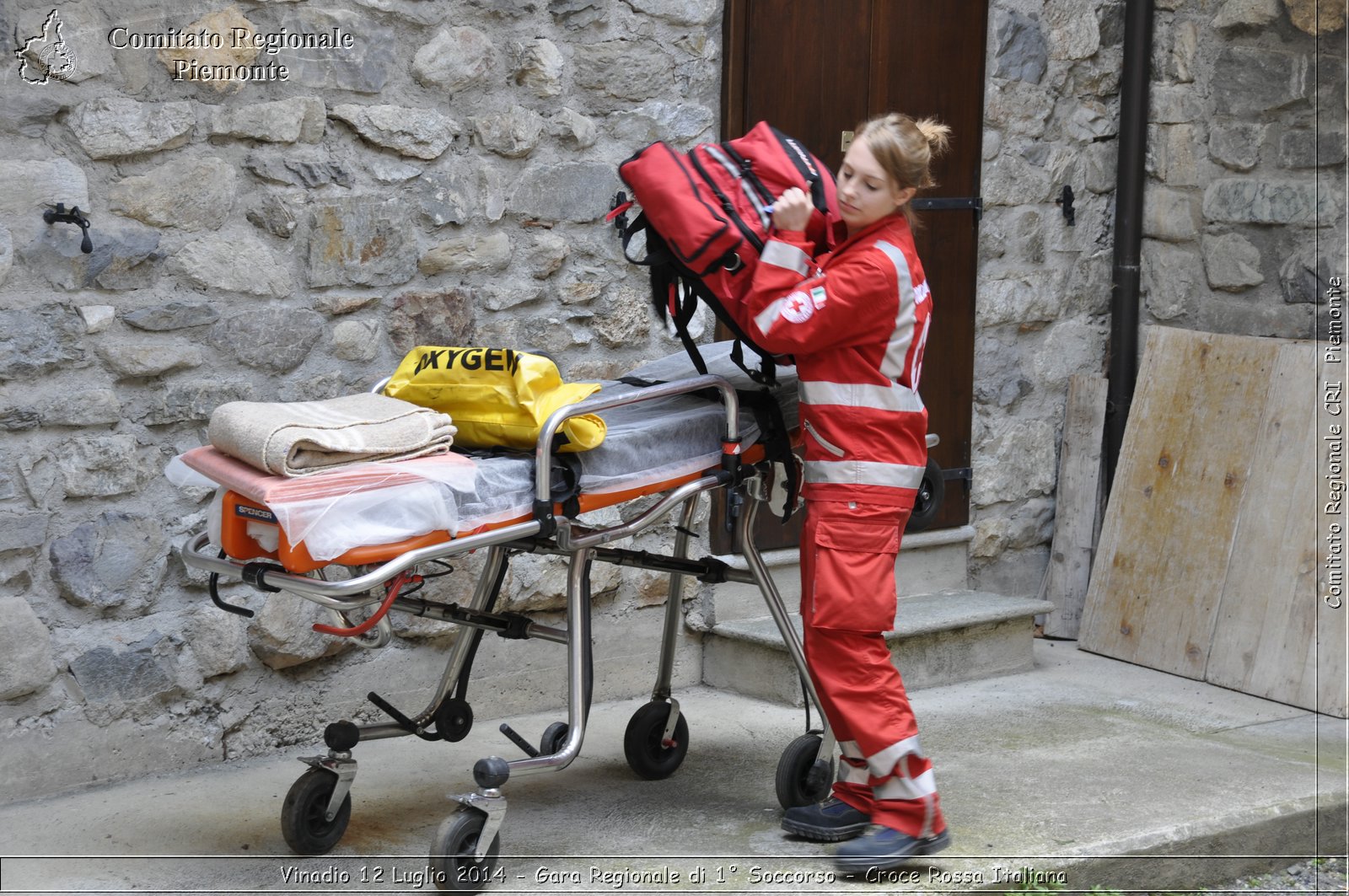 Vinadio 12 Luglio 2014 - Gara Regionale di 1 Soccorso - Croce Rossa Italiana- Comitato Regionale del Piemonte