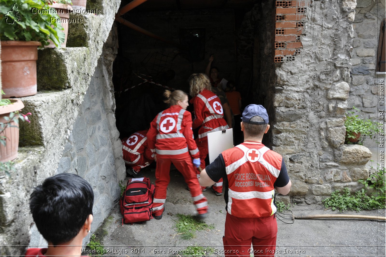 Vinadio 12 Luglio 2014 - Gara Regionale di 1 Soccorso - Croce Rossa Italiana- Comitato Regionale del Piemonte