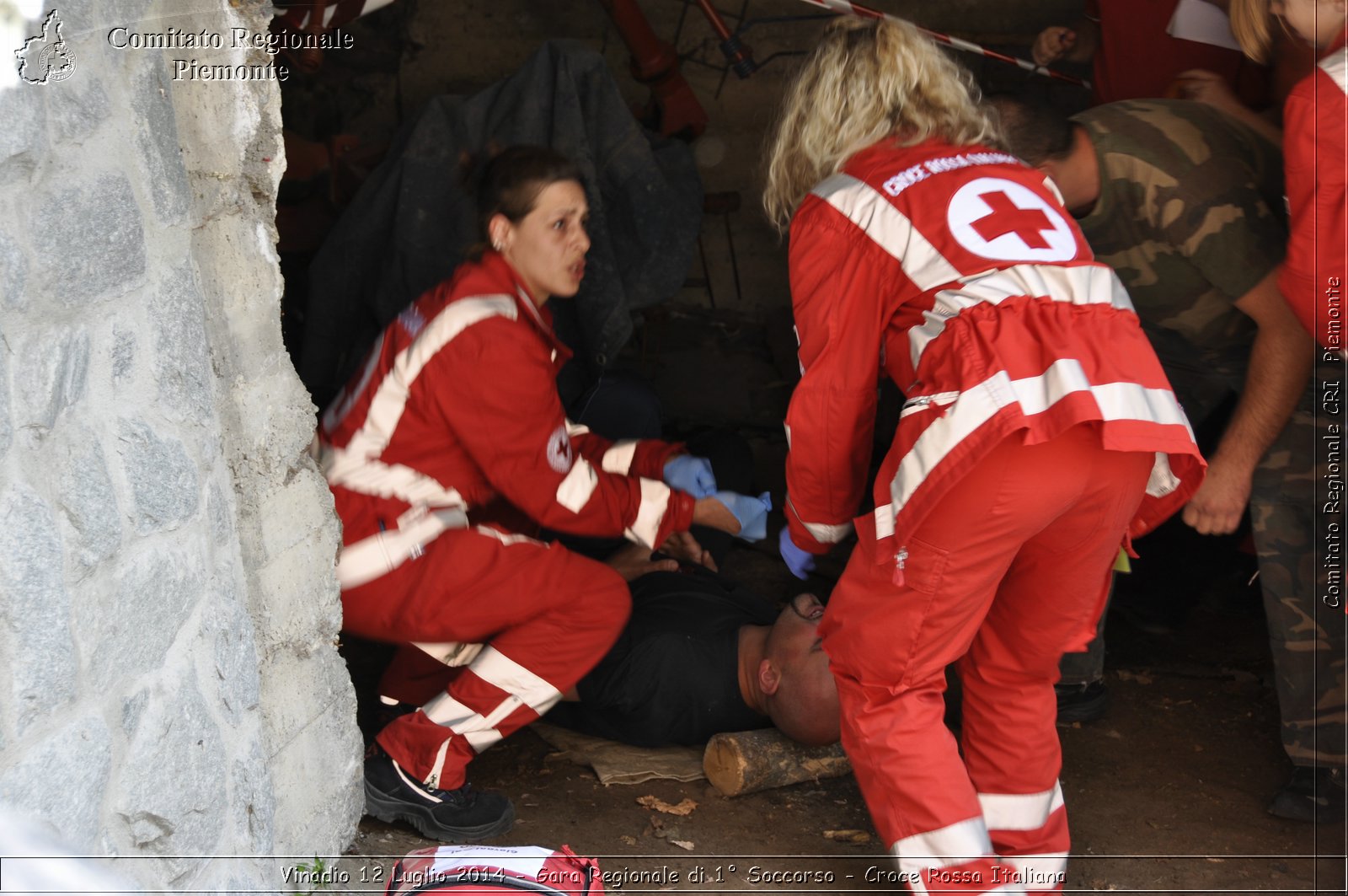 Vinadio 12 Luglio 2014 - Gara Regionale di 1 Soccorso - Croce Rossa Italiana- Comitato Regionale del Piemonte