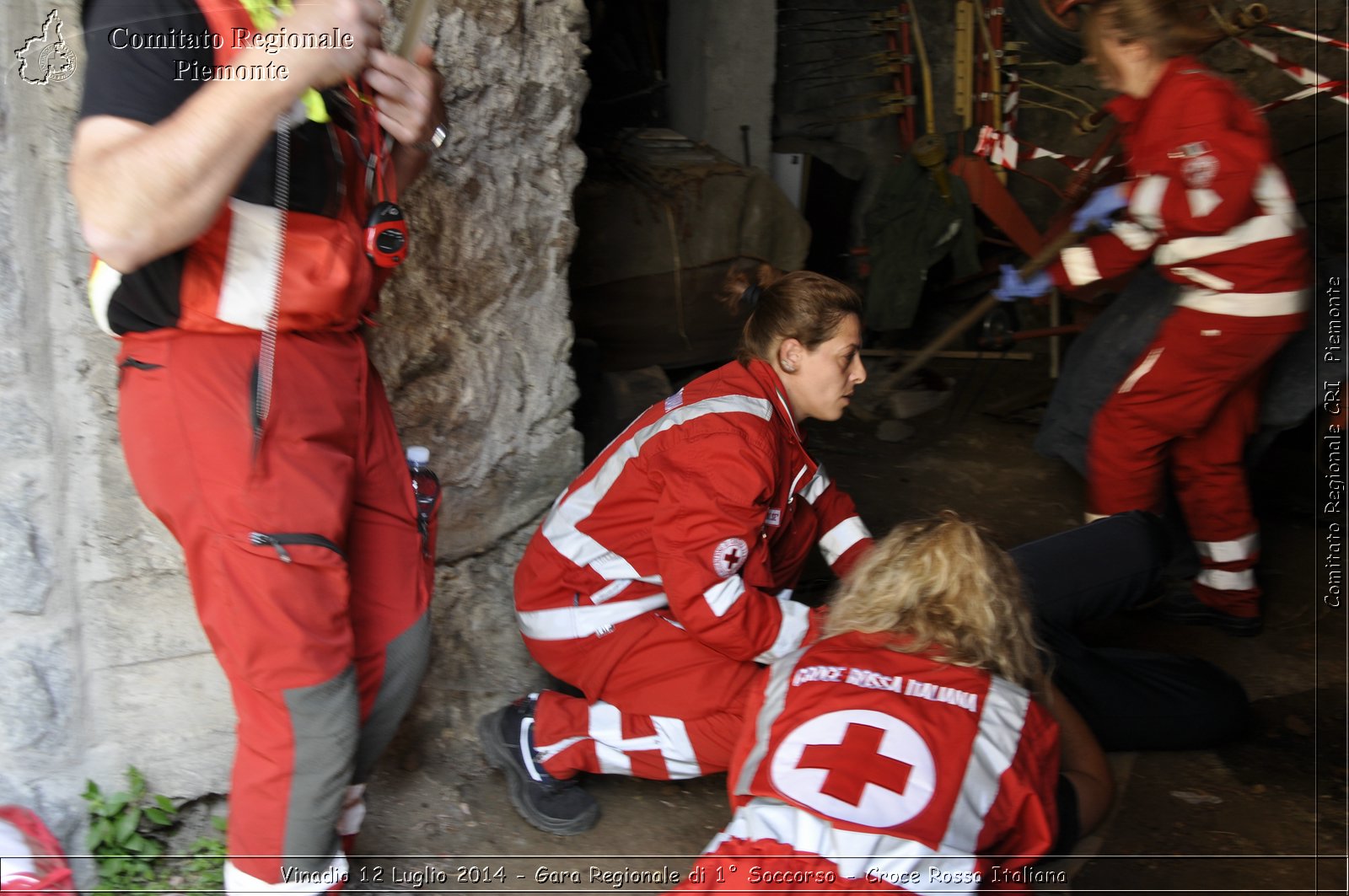 Vinadio 12 Luglio 2014 - Gara Regionale di 1 Soccorso - Croce Rossa Italiana- Comitato Regionale del Piemonte