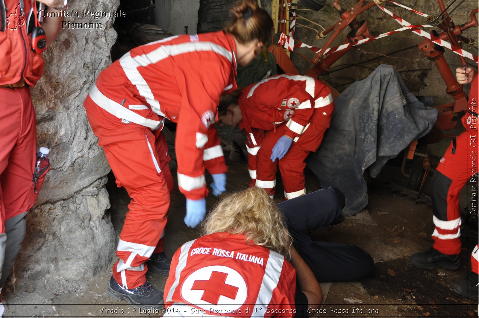 Vinadio 12 Luglio 2014 - Gara Regionale di 1 Soccorso - Croce Rossa Italiana- Comitato Regionale del Piemonte