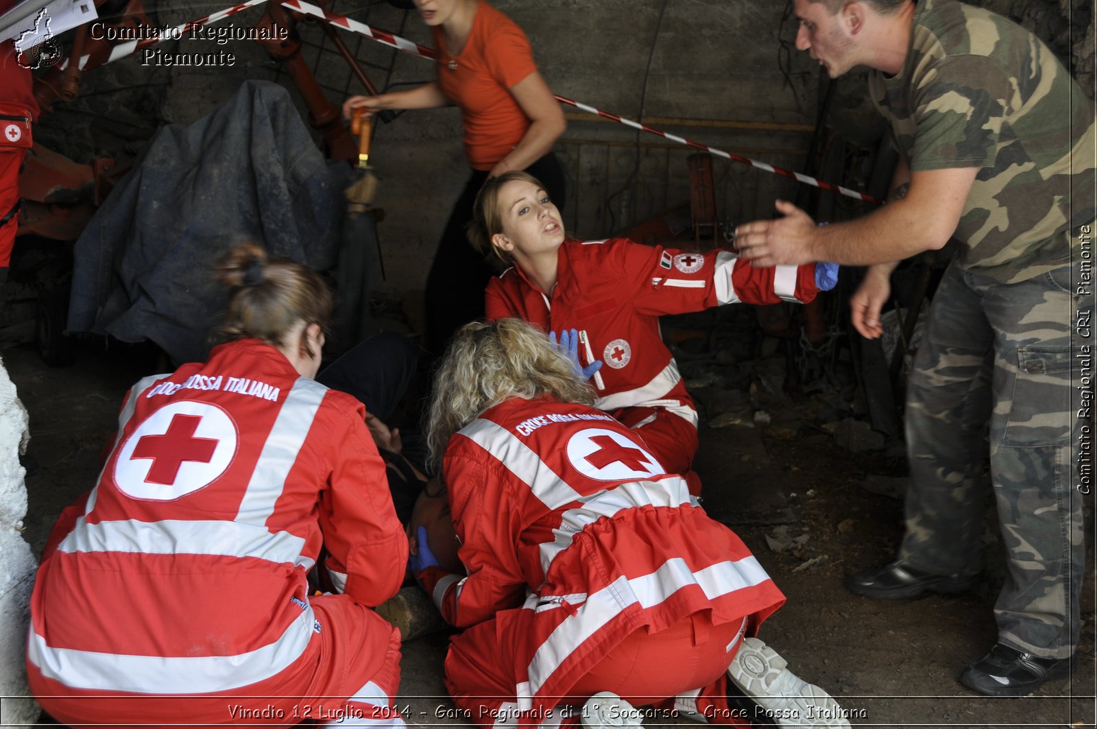 Vinadio 12 Luglio 2014 - Gara Regionale di 1 Soccorso - Croce Rossa Italiana- Comitato Regionale del Piemonte