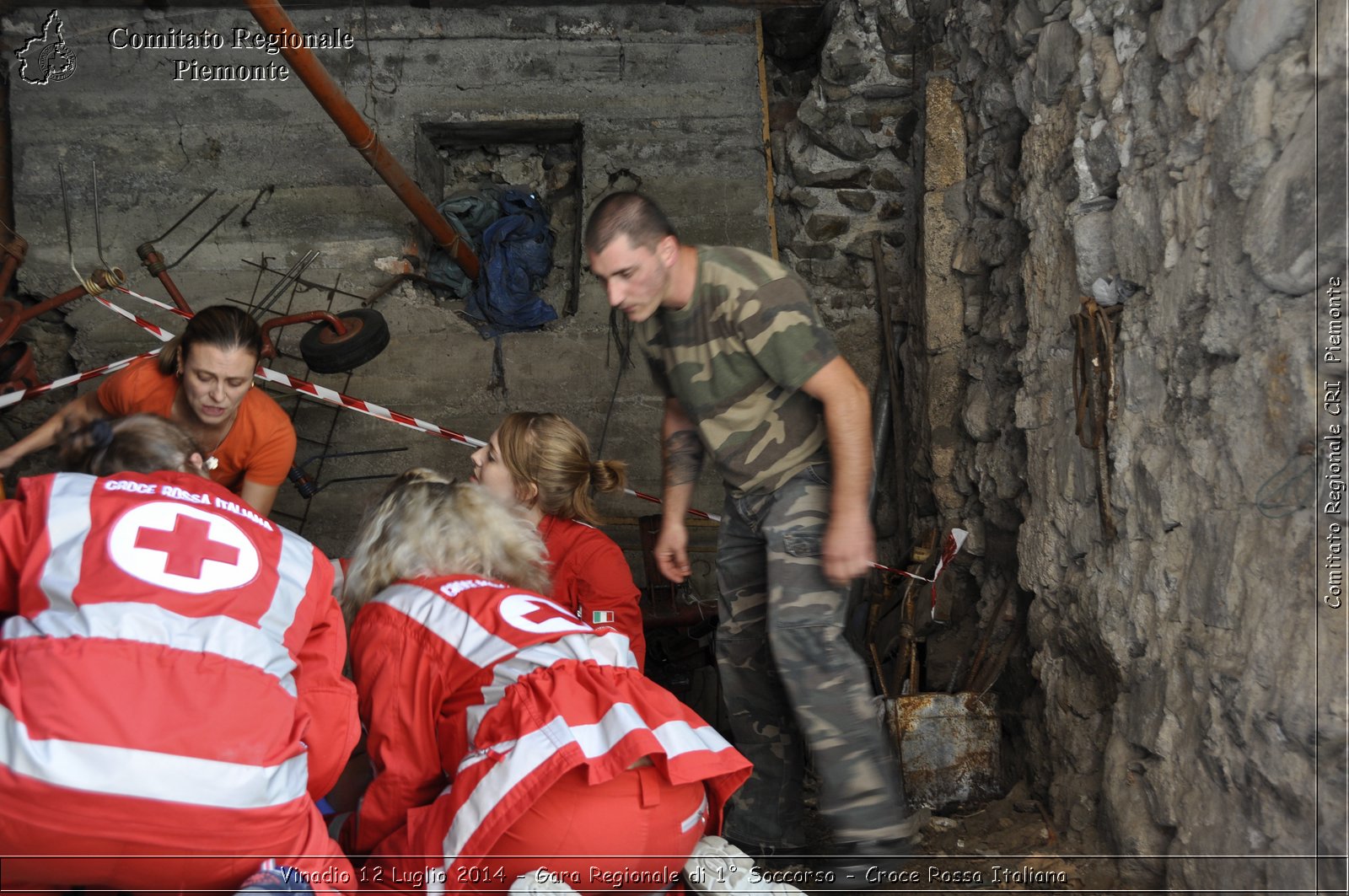 Vinadio 12 Luglio 2014 - Gara Regionale di 1 Soccorso - Croce Rossa Italiana- Comitato Regionale del Piemonte