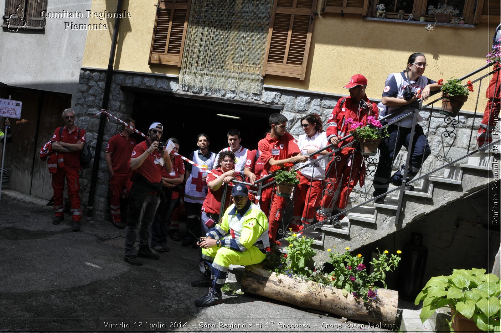 Vinadio 12 Luglio 2014 - Gara Regionale di 1 Soccorso - Croce Rossa Italiana- Comitato Regionale del Piemonte