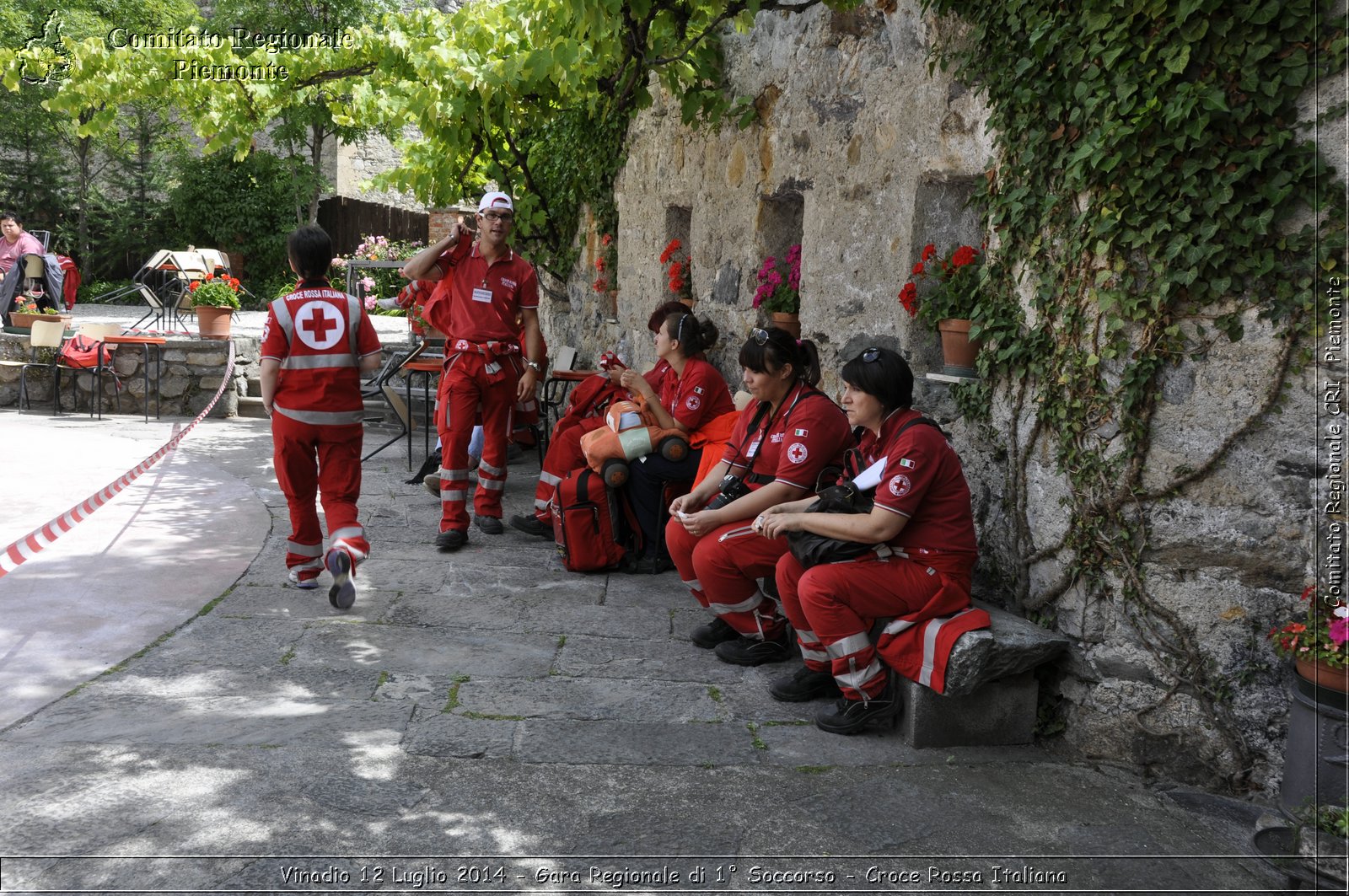 Vinadio 12 Luglio 2014 - Gara Regionale di 1 Soccorso - Croce Rossa Italiana- Comitato Regionale del Piemonte