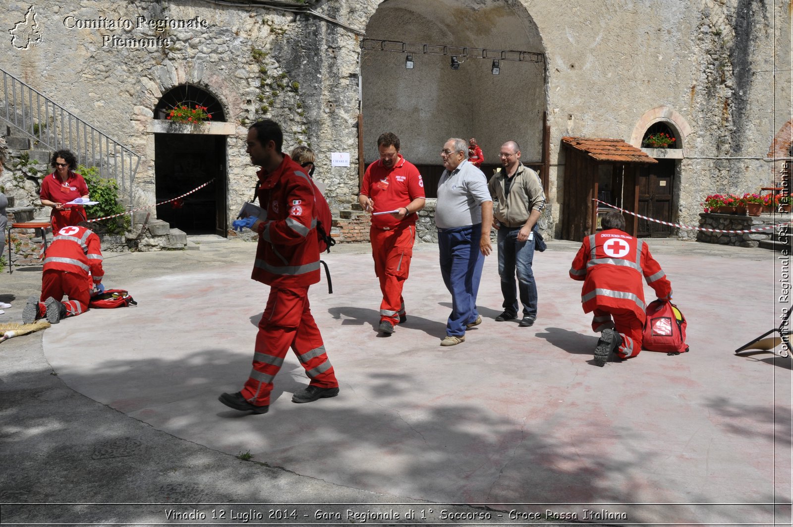 Vinadio 12 Luglio 2014 - Gara Regionale di 1 Soccorso - Croce Rossa Italiana- Comitato Regionale del Piemonte