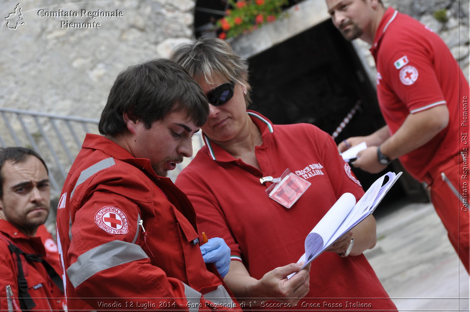 Vinadio 12 Luglio 2014 - Gara Regionale di 1 Soccorso - Croce Rossa Italiana- Comitato Regionale del Piemonte