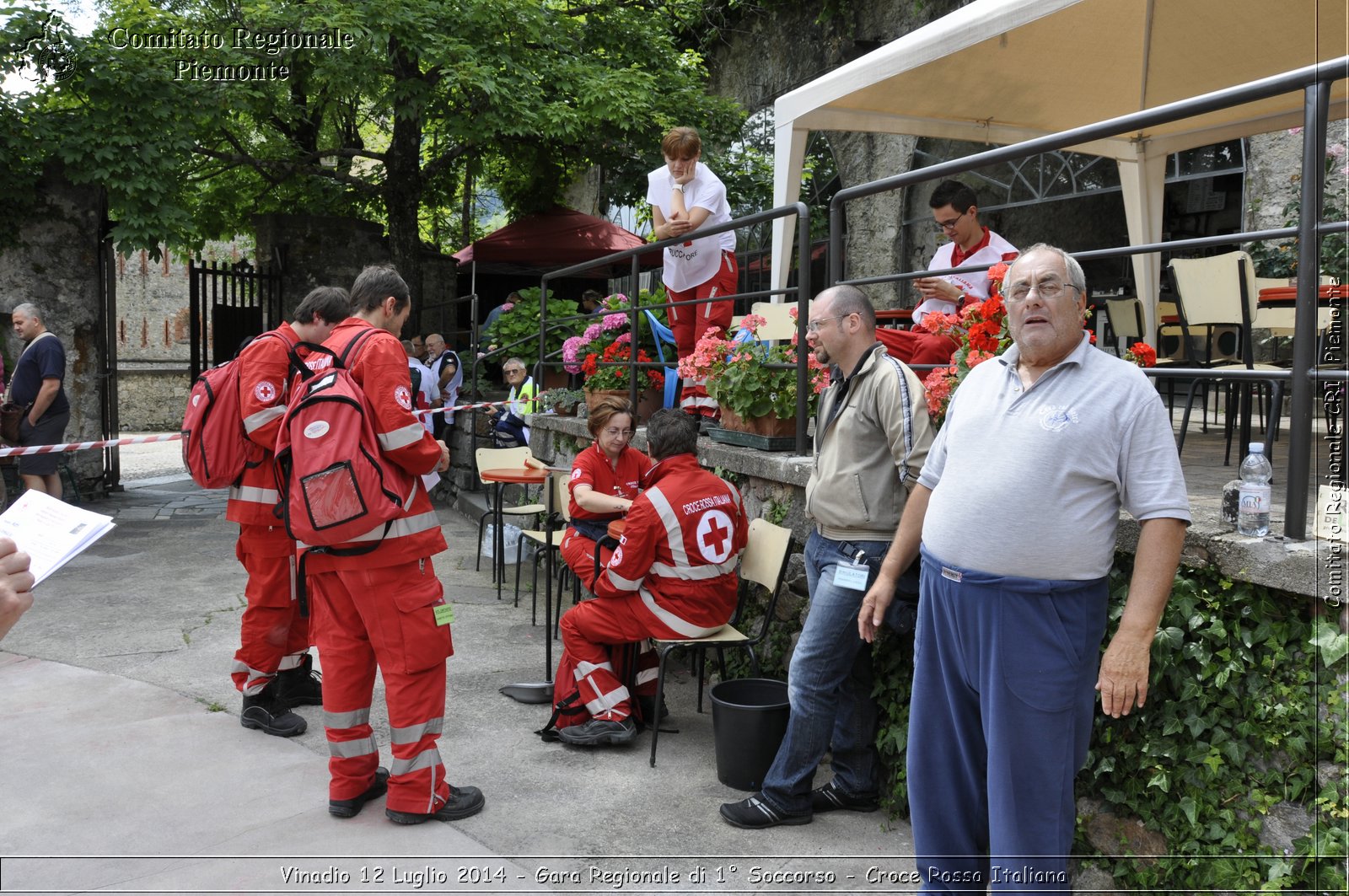 Vinadio 12 Luglio 2014 - Gara Regionale di 1 Soccorso - Croce Rossa Italiana- Comitato Regionale del Piemonte