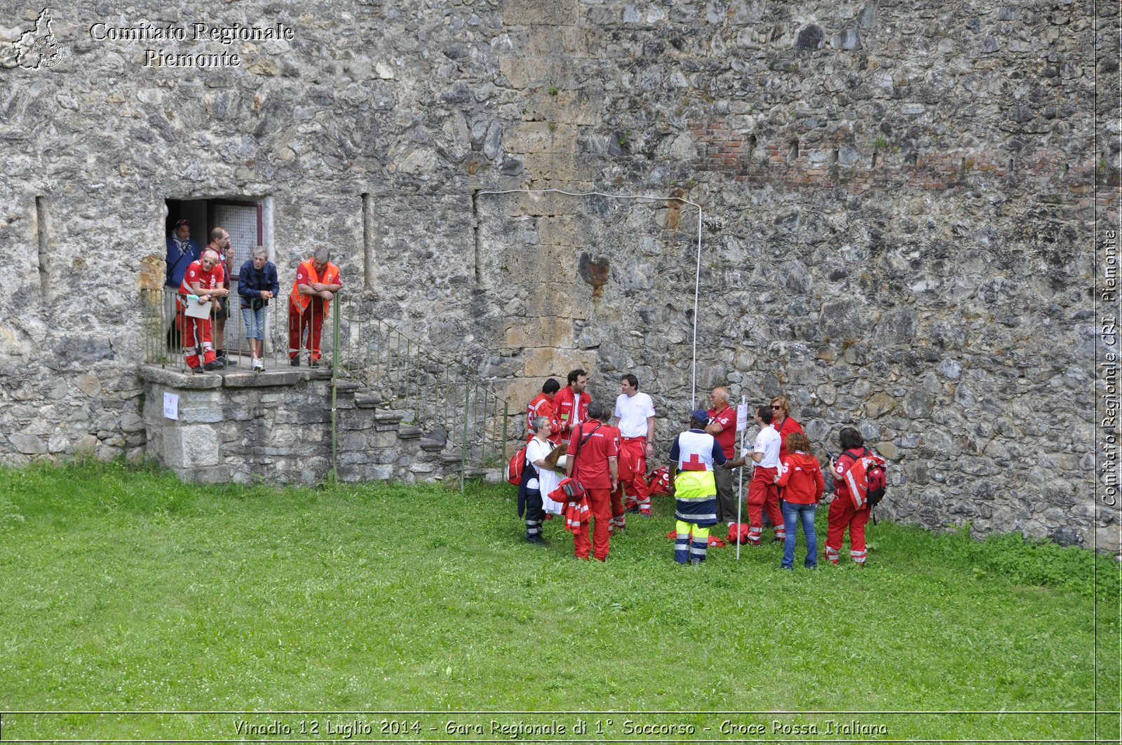 Vinadio 12 Luglio 2014 - Gara Regionale di 1 Soccorso - Croce Rossa Italiana- Comitato Regionale del Piemonte