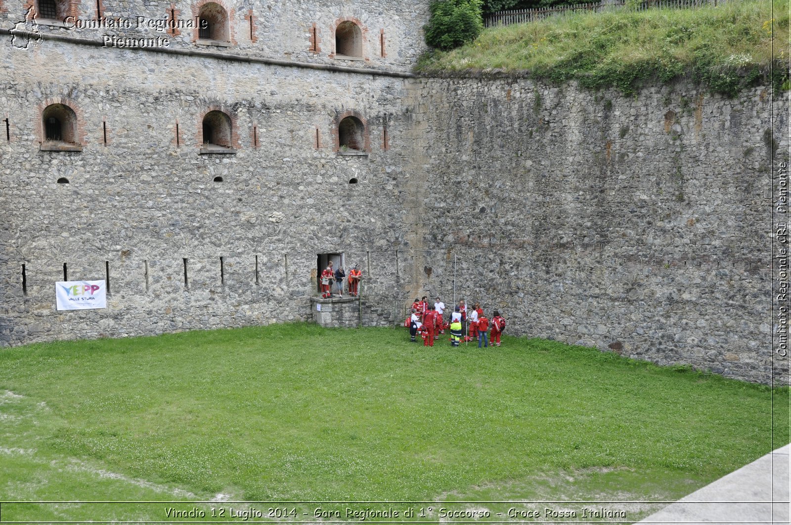 Vinadio 12 Luglio 2014 - Gara Regionale di 1 Soccorso - Croce Rossa Italiana- Comitato Regionale del Piemonte