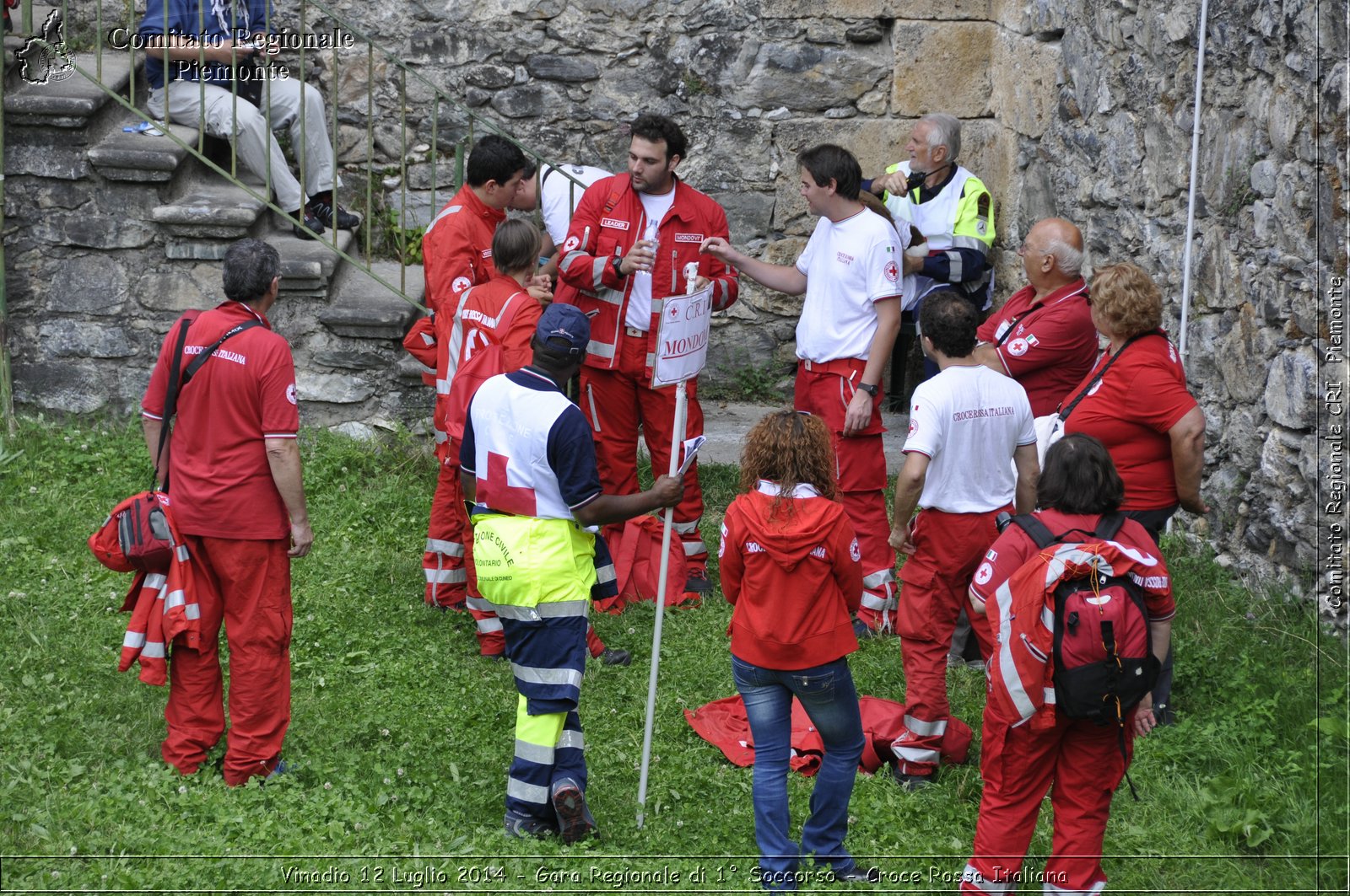 Vinadio 12 Luglio 2014 - Gara Regionale di 1 Soccorso - Croce Rossa Italiana- Comitato Regionale del Piemonte