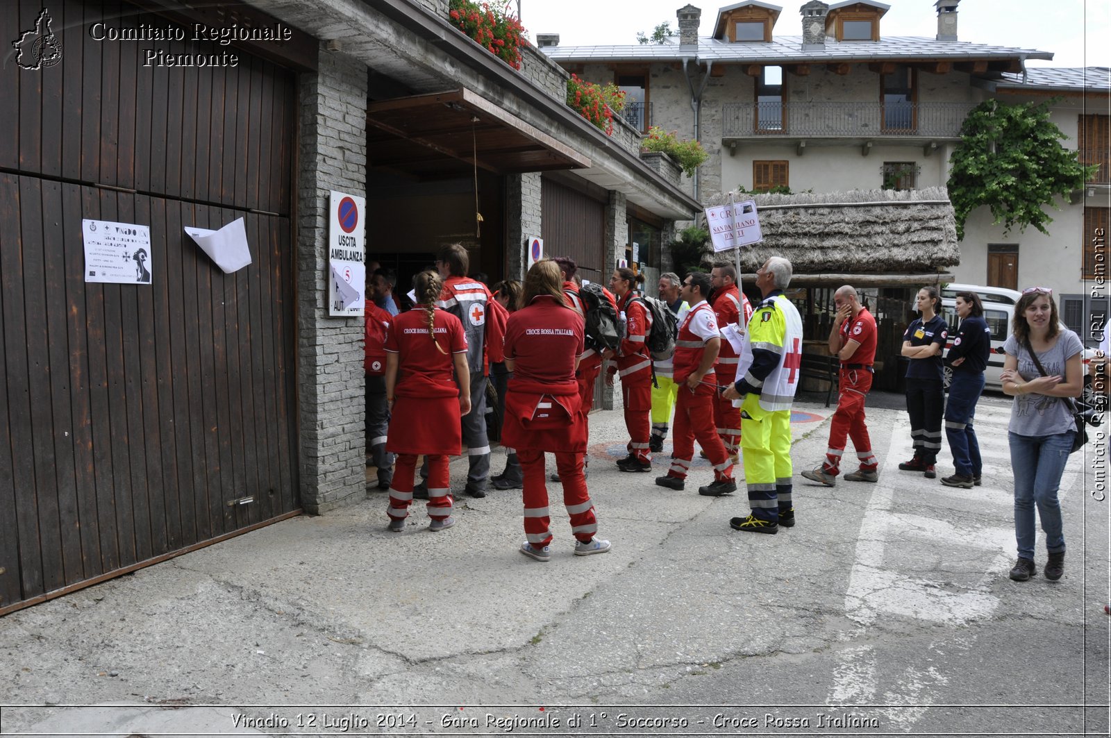 Vinadio 12 Luglio 2014 - Gara Regionale di 1 Soccorso - Croce Rossa Italiana- Comitato Regionale del Piemonte