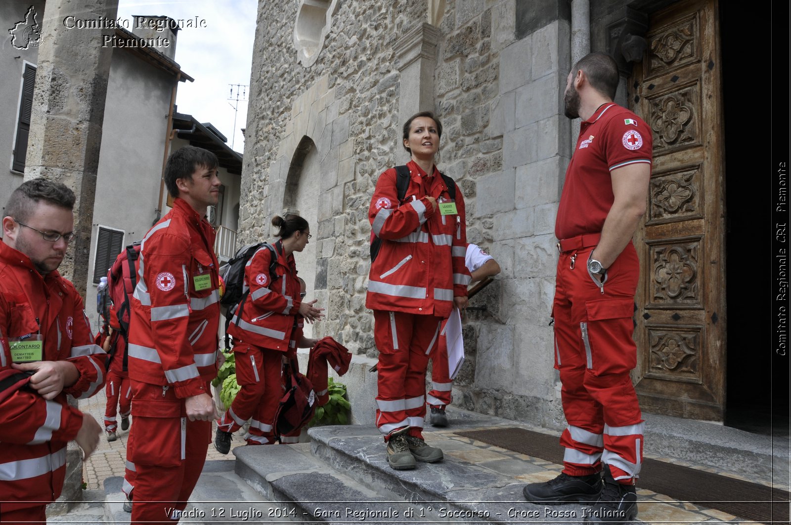 Vinadio 12 Luglio 2014 - Gara Regionale di 1 Soccorso - Croce Rossa Italiana- Comitato Regionale del Piemonte