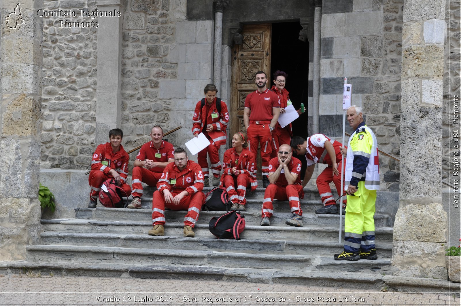 Vinadio 12 Luglio 2014 - Gara Regionale di 1 Soccorso - Croce Rossa Italiana- Comitato Regionale del Piemonte