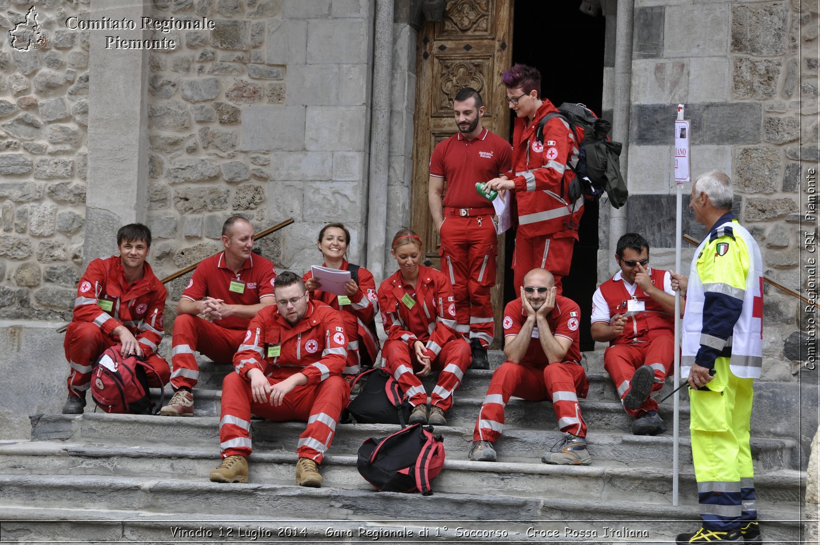 Vinadio 12 Luglio 2014 - Gara Regionale di 1 Soccorso - Croce Rossa Italiana- Comitato Regionale del Piemonte