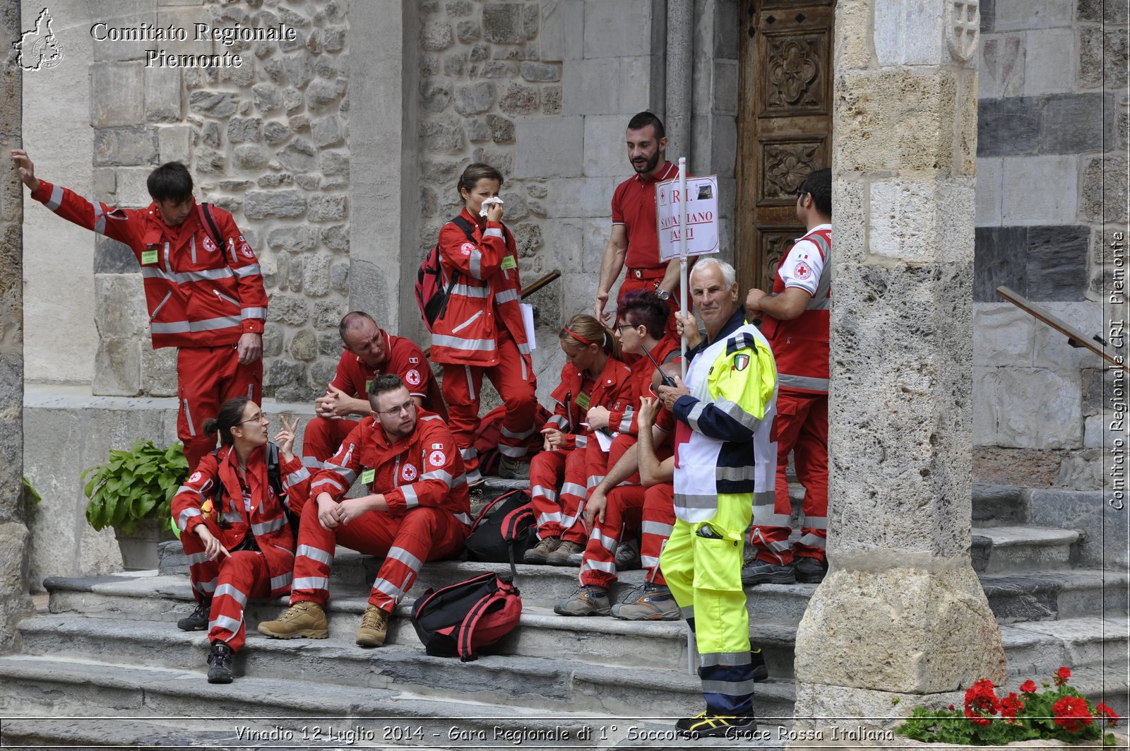 Vinadio 12 Luglio 2014 - Gara Regionale di 1 Soccorso - Croce Rossa Italiana- Comitato Regionale del Piemonte